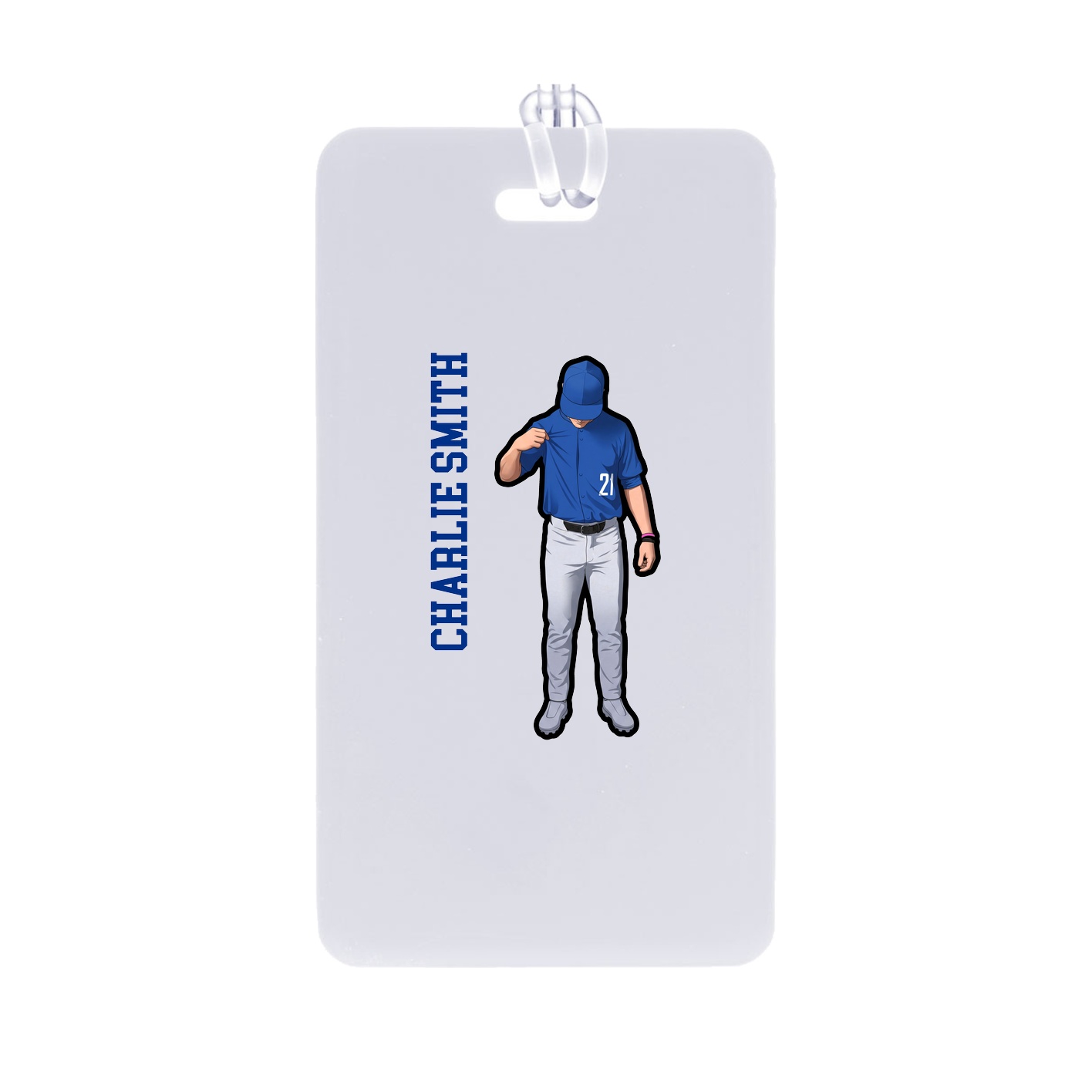 Bag Tag — Name Vertical in Classic