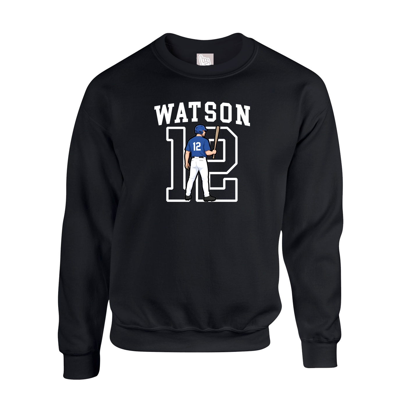 Fleece Crew — Shirsey in Black