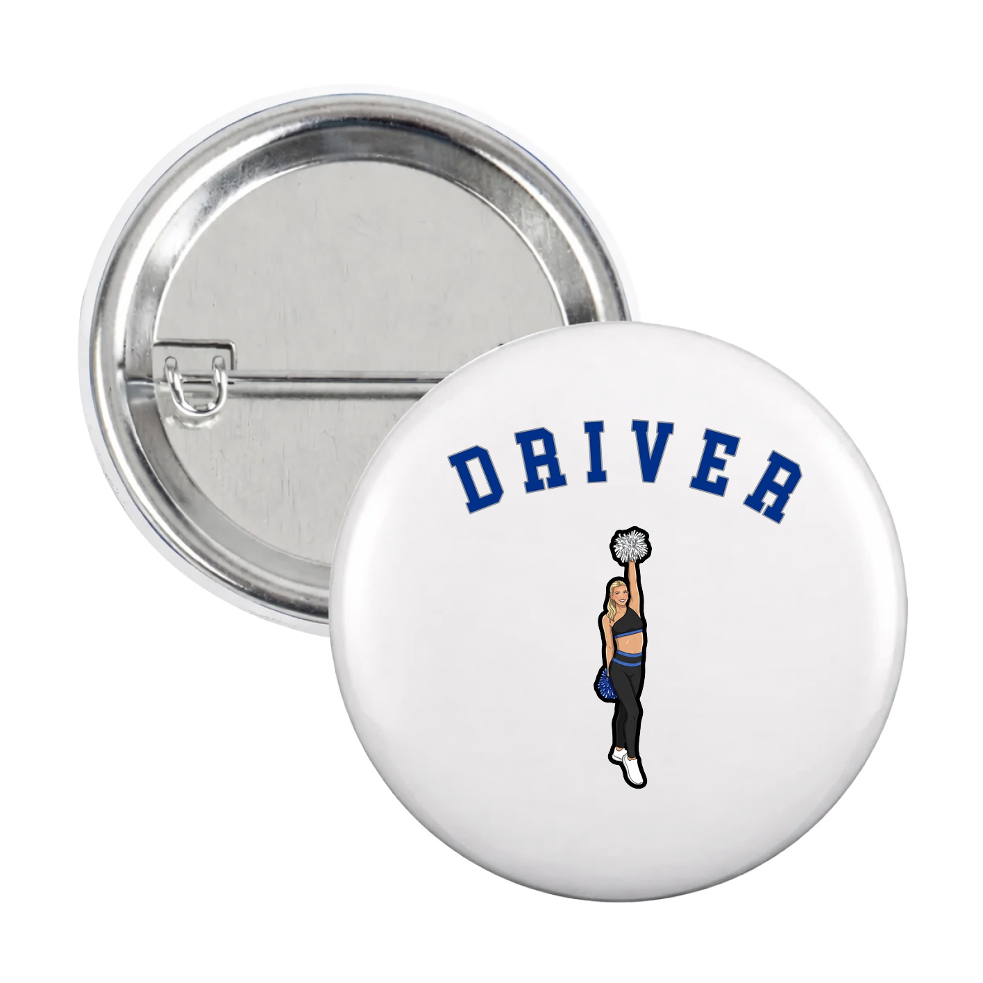 Game Day Button — Shirsey Arch in White