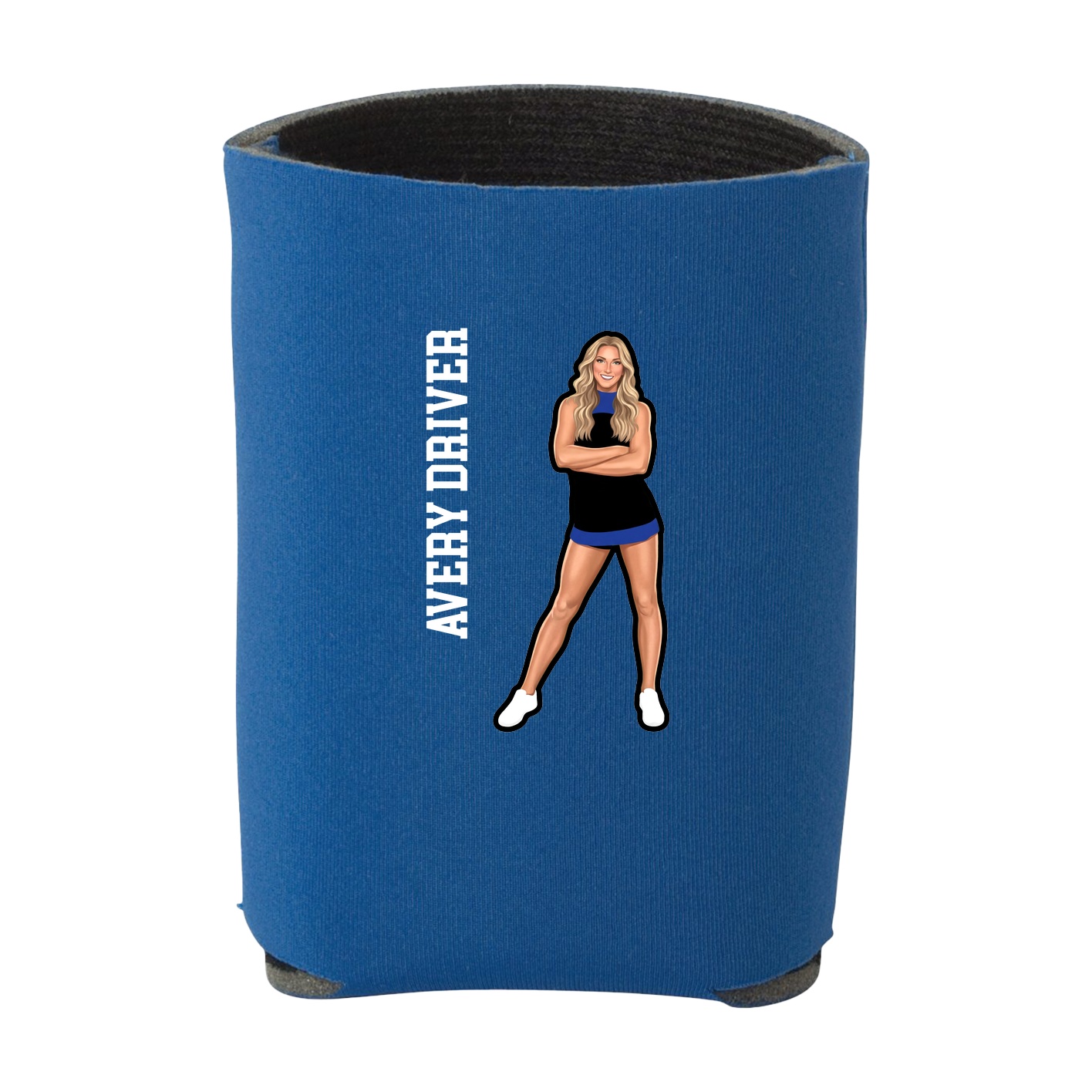 Can Holder — Name Vertical in Royal