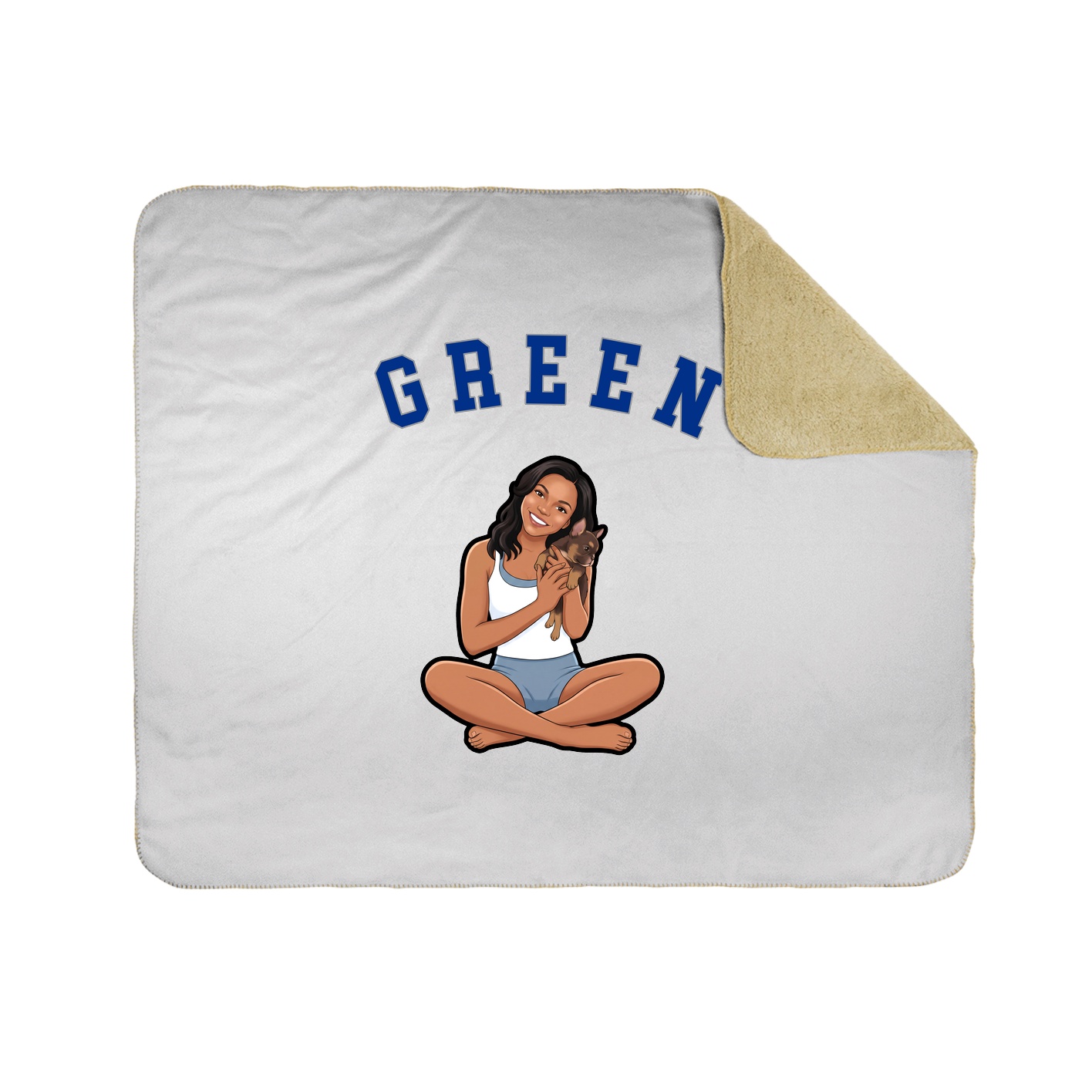Throw Blanket — Shirsey Arch in White
