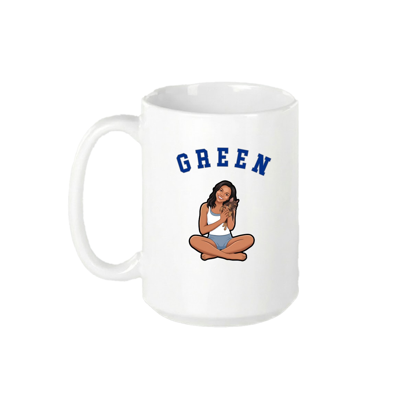 15oz Coffee Mug — Shirsey Arch in White