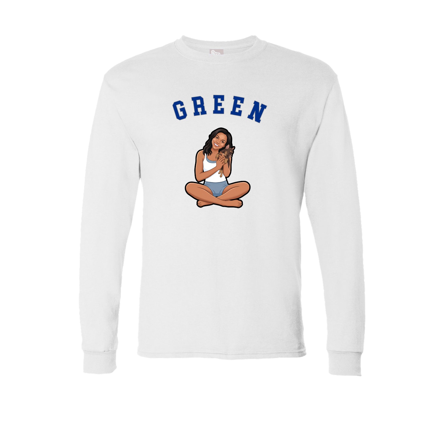 Long Sleeve Tee — Shirsey Arch in White