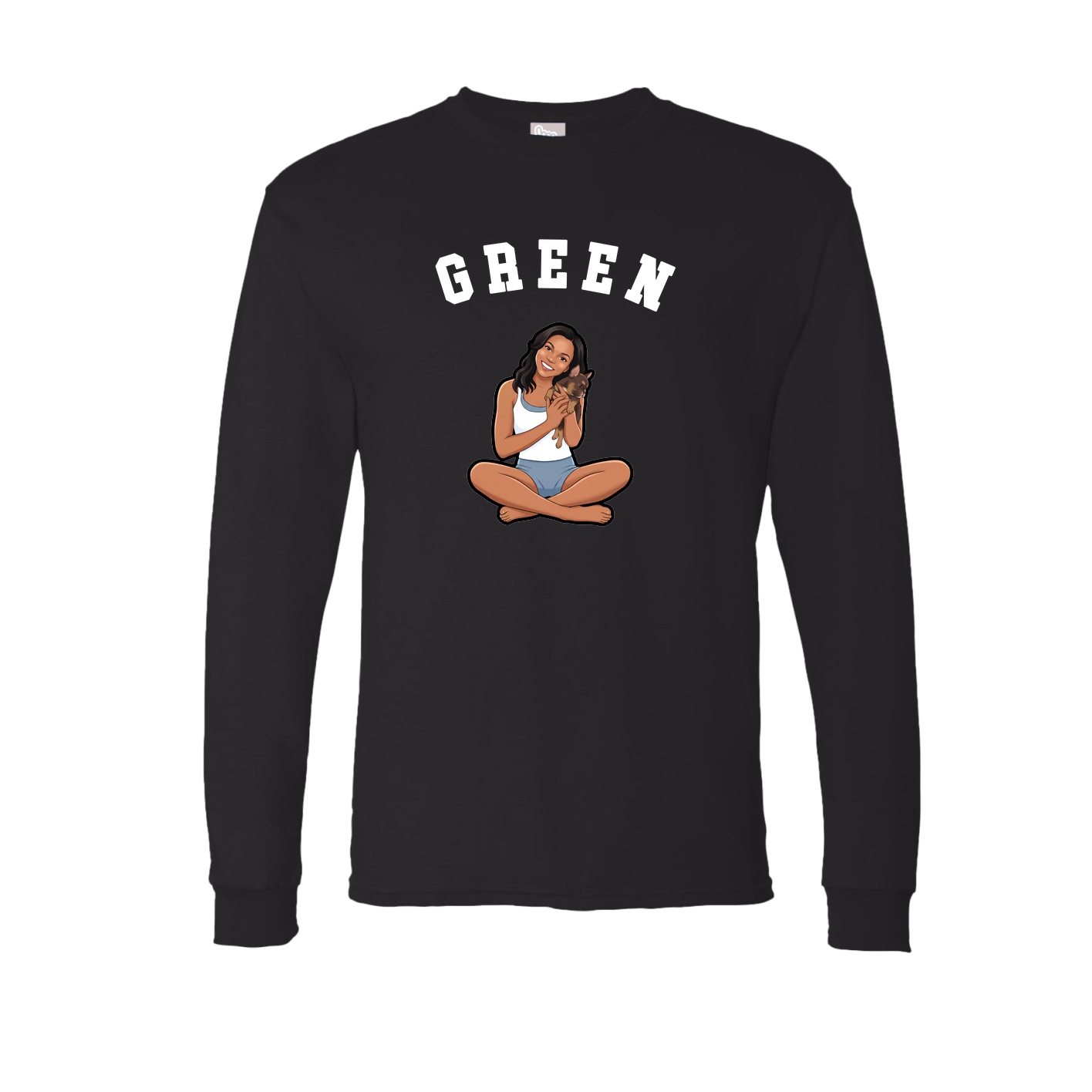 Long Sleeve Tee — Shirsey Arch in Black