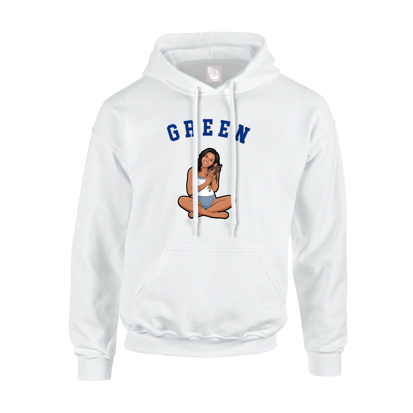 Hoodie — Shirsey Arch in White