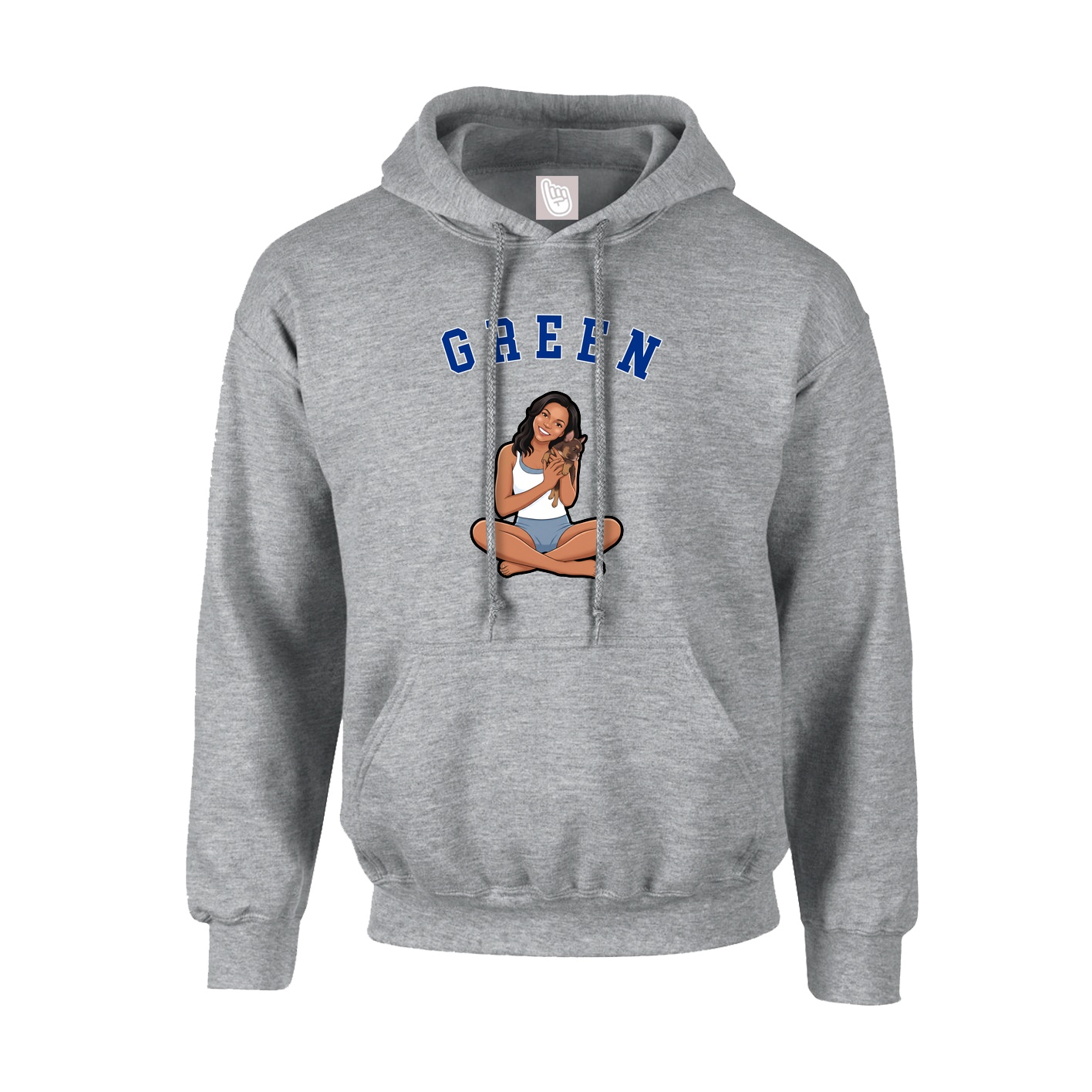Youth Hoodie — Shirsey Arch in Grey