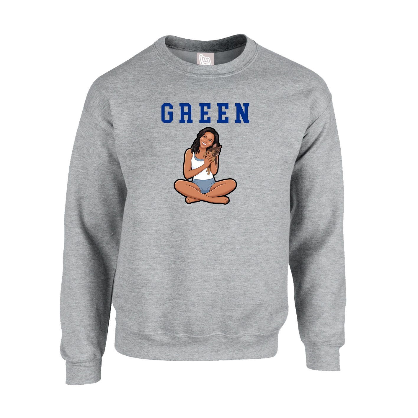 Fleece Crew — Shirsey in Grey