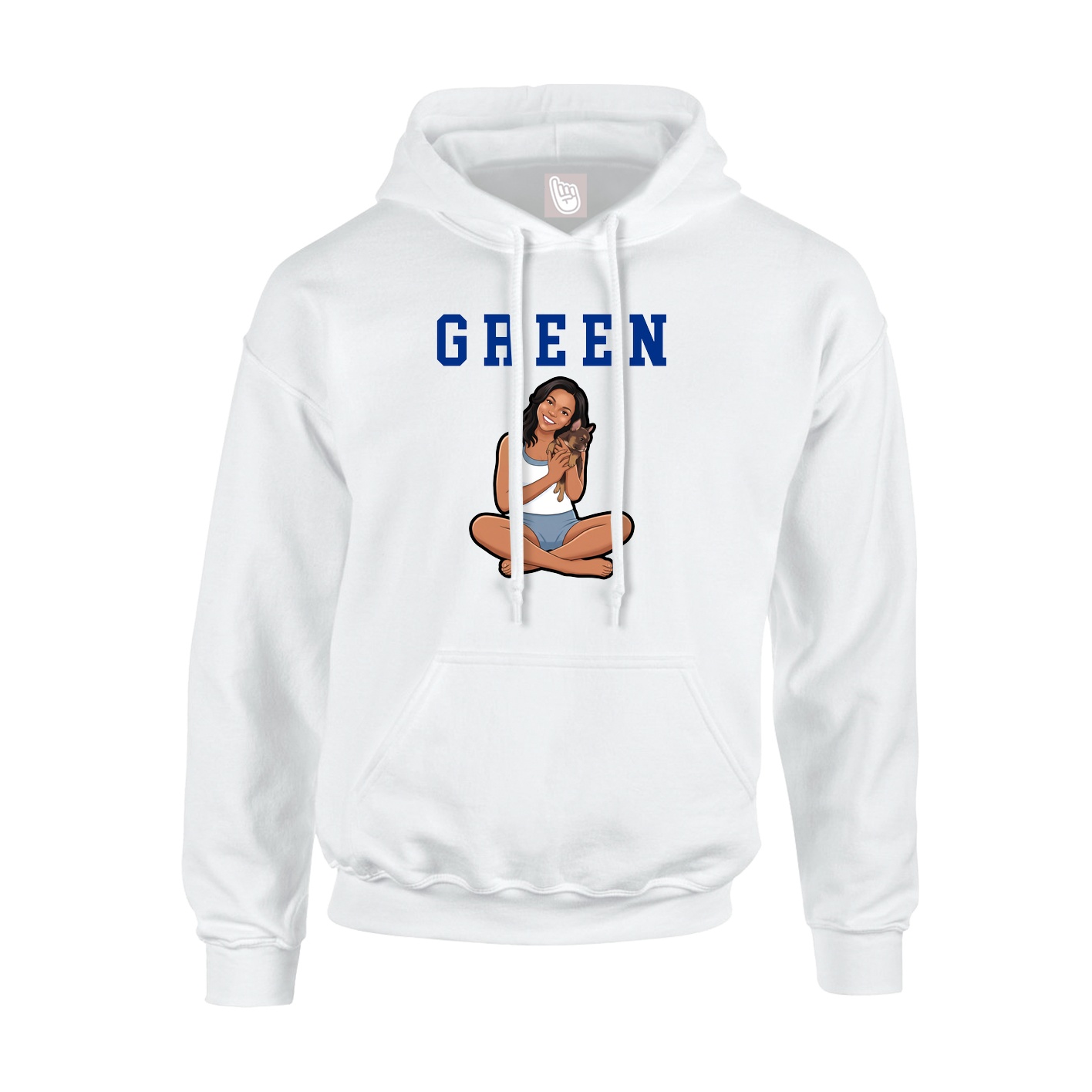 Youth Hoodie — Shirsey in White