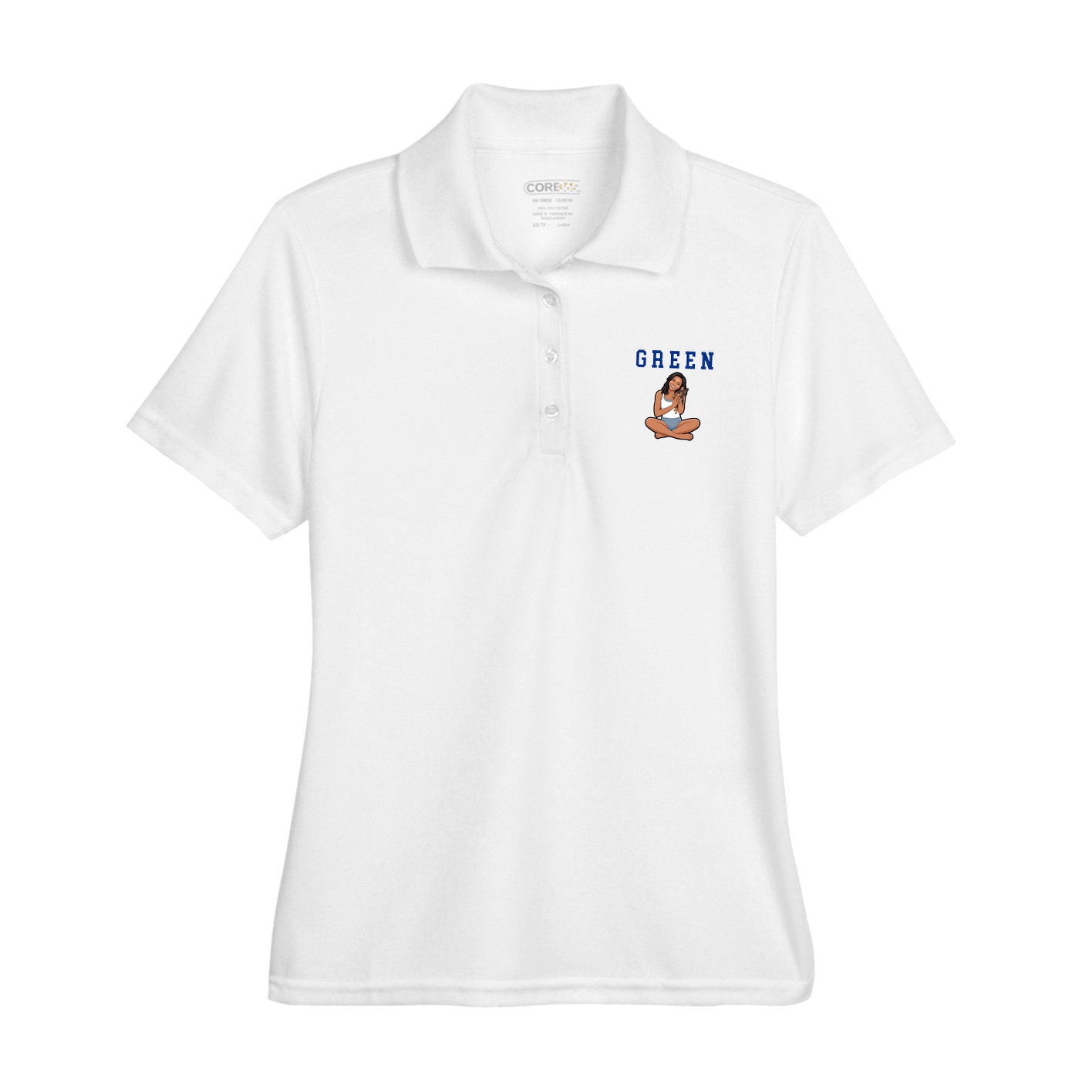 Womens Performance Polo — Shirsey in White