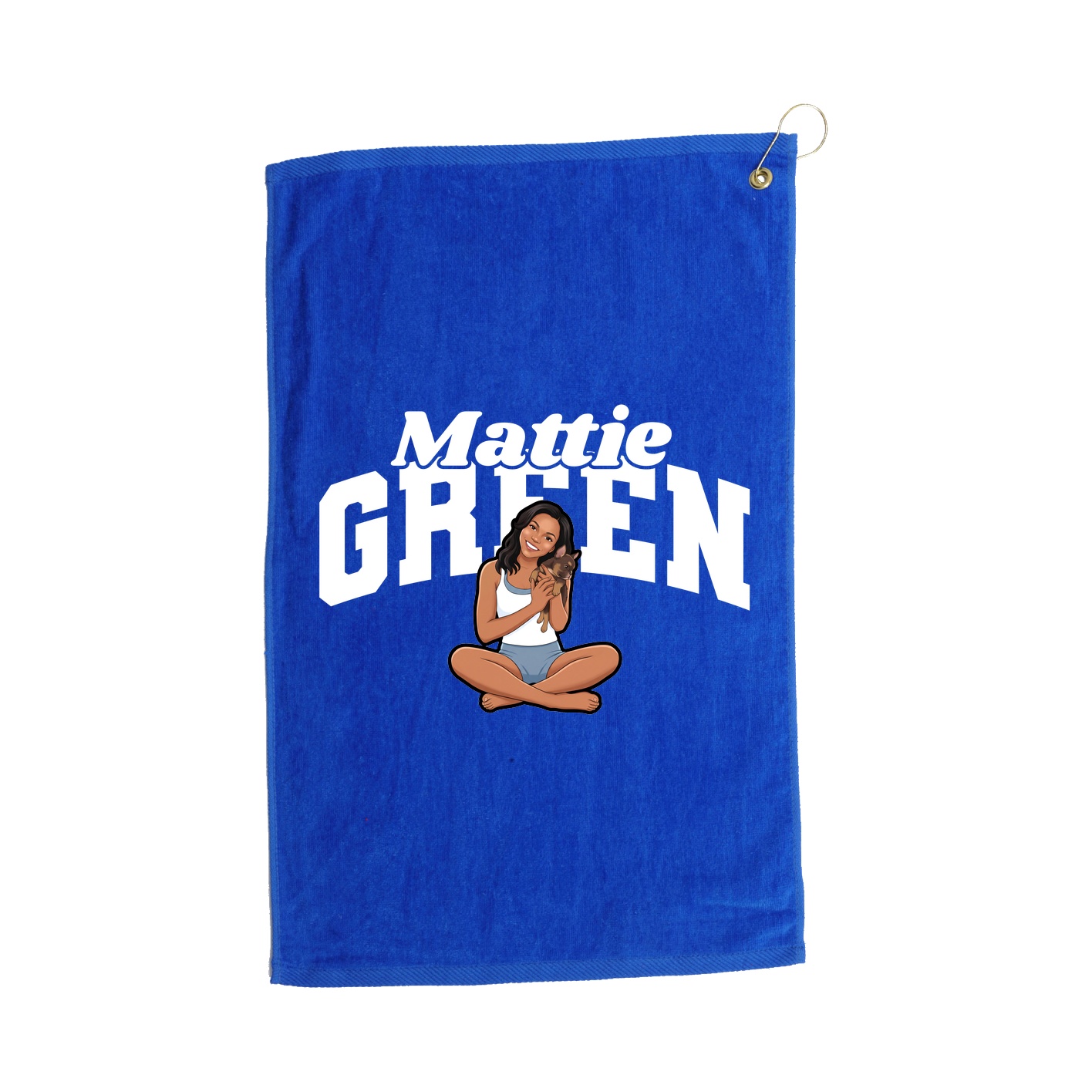 Golf Towel — Signature Arch in Royal