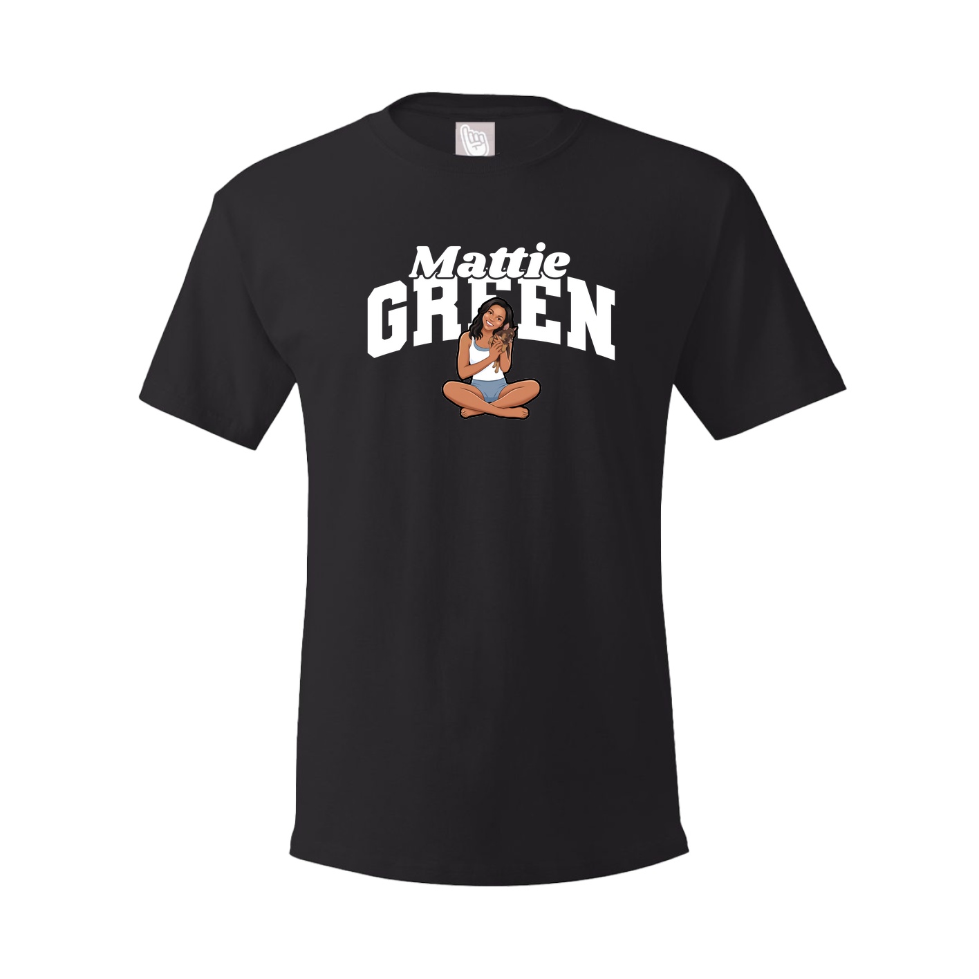 Youth Tee — Signature Arch in Black