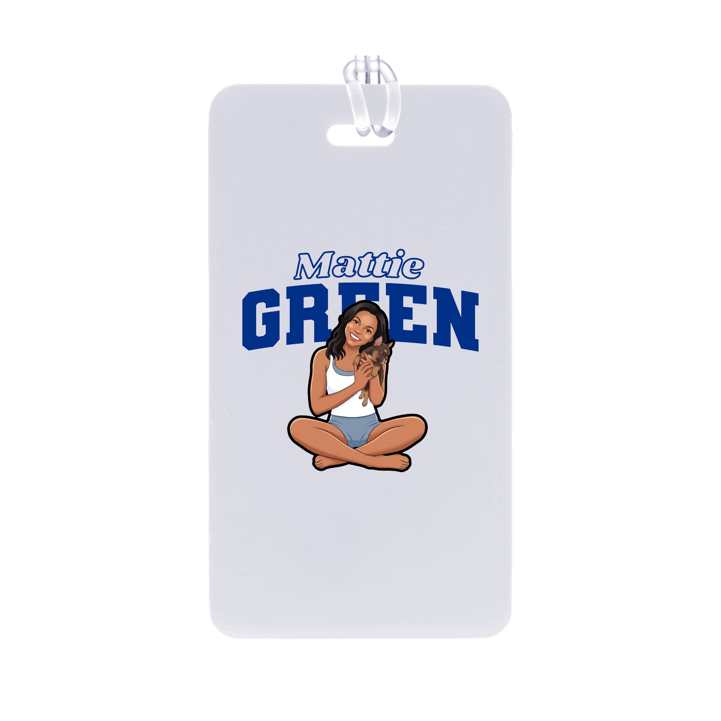 Bag Tag — Name Arch in Classic