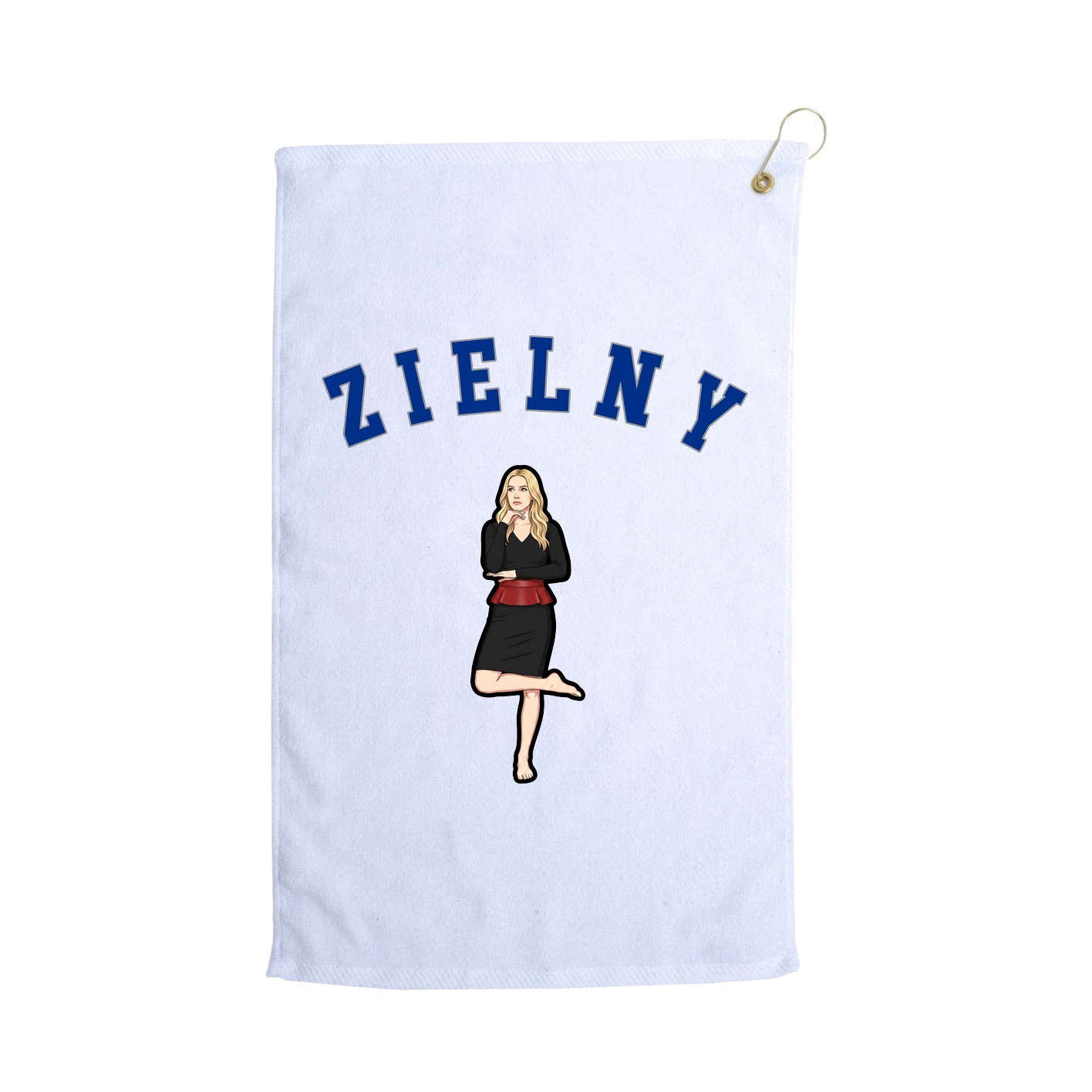 Golf Towel — Shirsey Arch in White