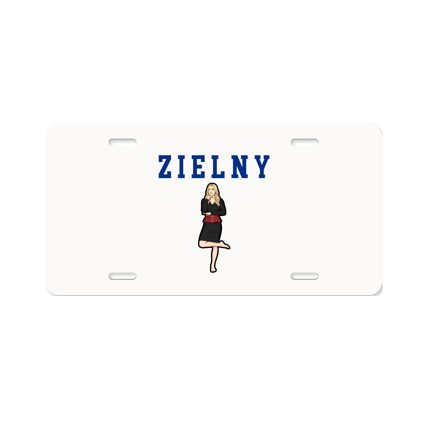 License Plate — Shirsey in Classic