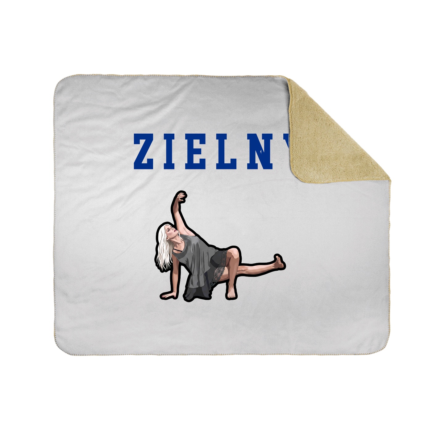 Throw Blanket — Shirsey in White