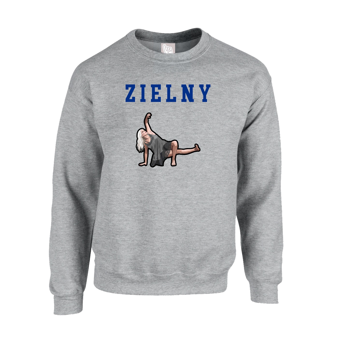 Fleece Crew — Shirsey in Grey