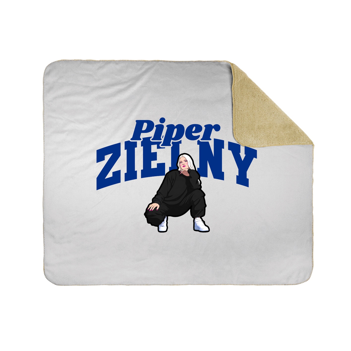 Throw Blanket — Signature Arch in White