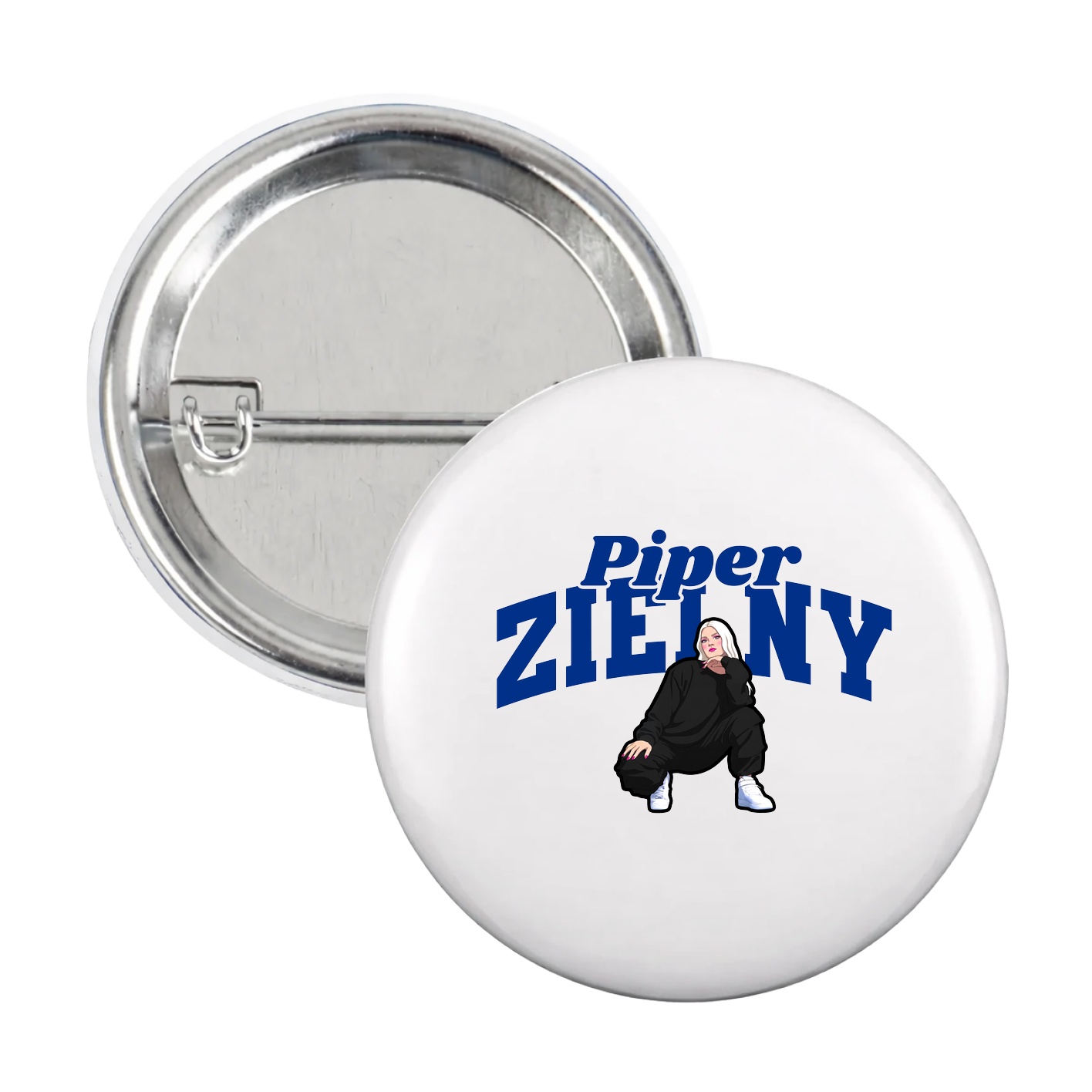 Game Day Button — Signature Arch in White