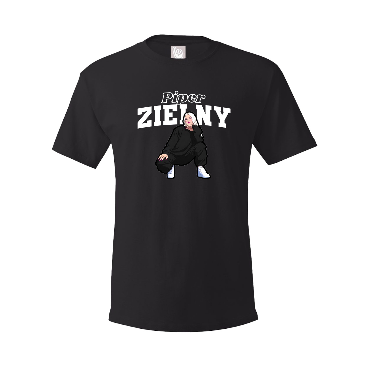 Youth Tee — Name Arch in Black