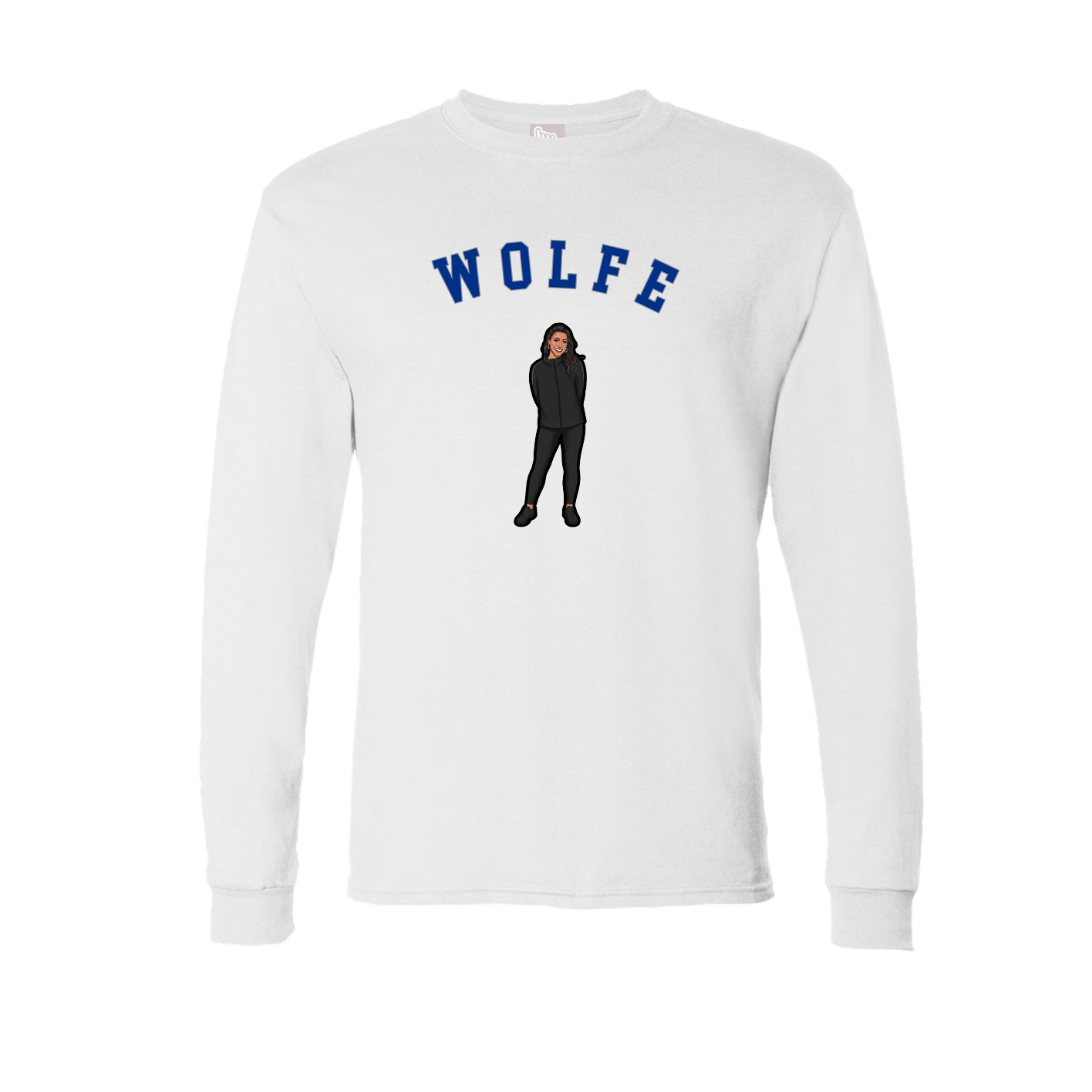 Long Sleeve Tee — Shirsey Arch in White