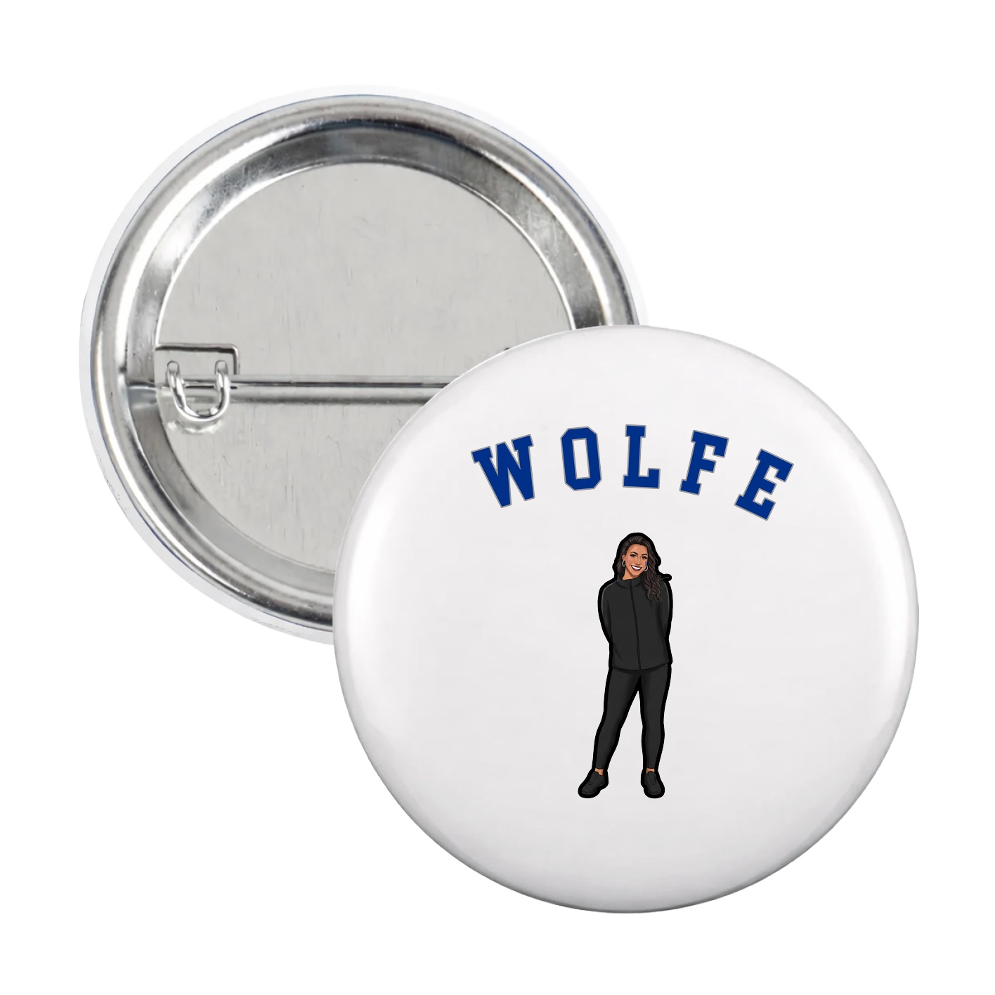 Game Day Button — Shirsey Arch in White
