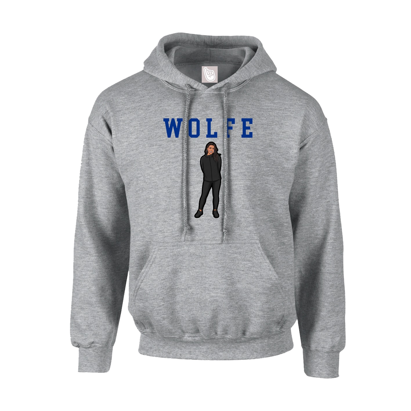Hoodie — Shirsey in Grey