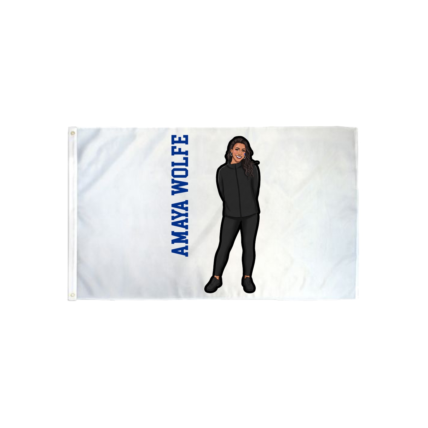 3x5 Flag — Name Vertical in Classic