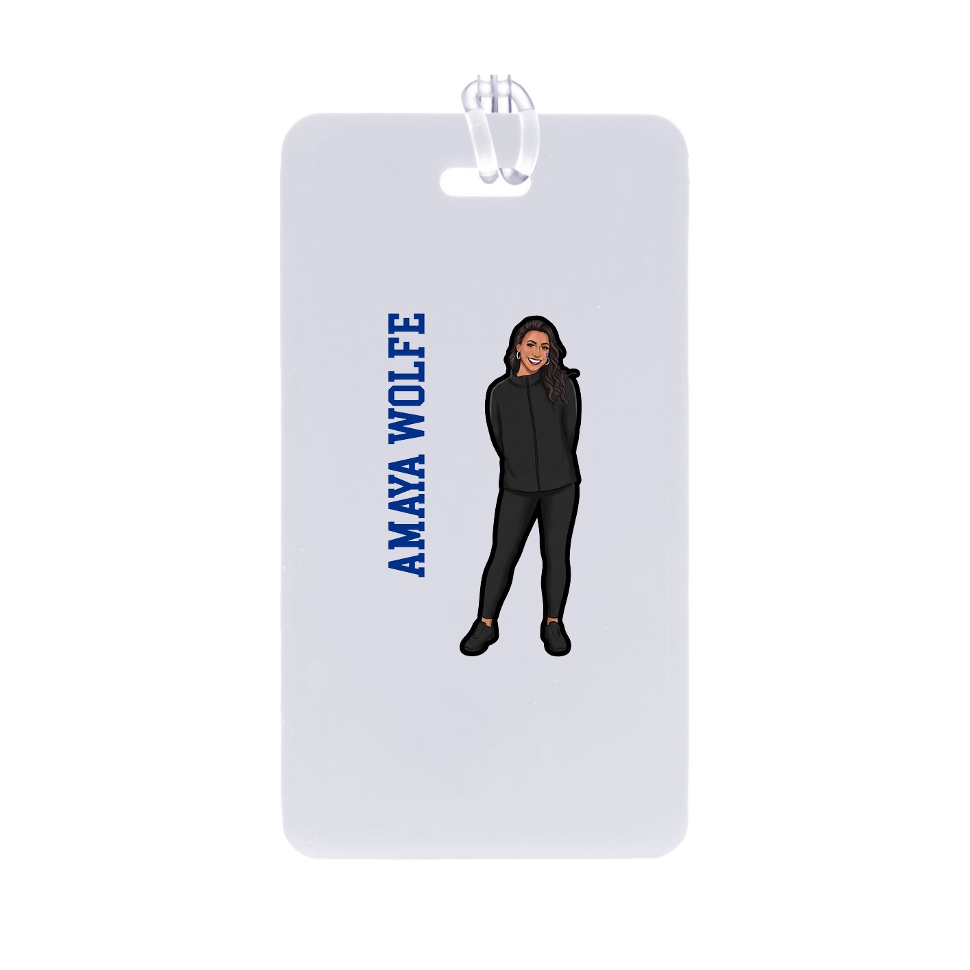 Bag Tag — Name Vertical in Classic