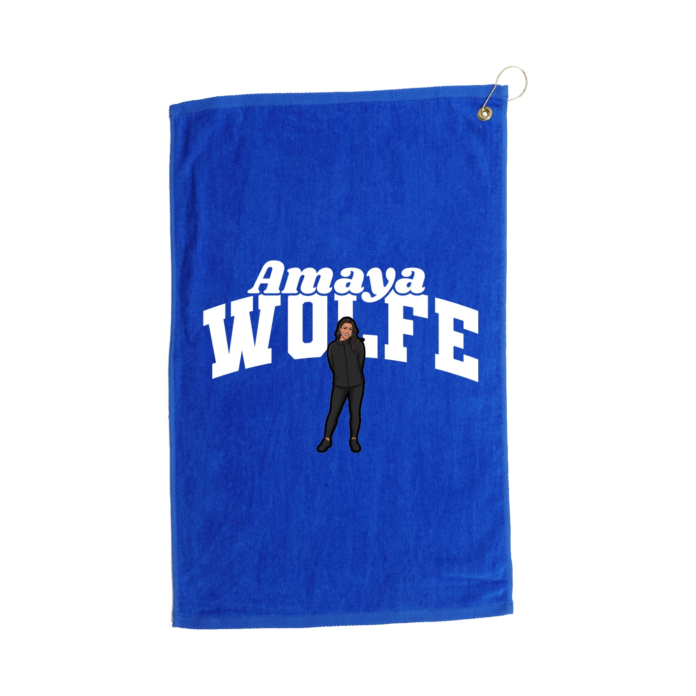 Golf Towel — Signature Arch in Royal
