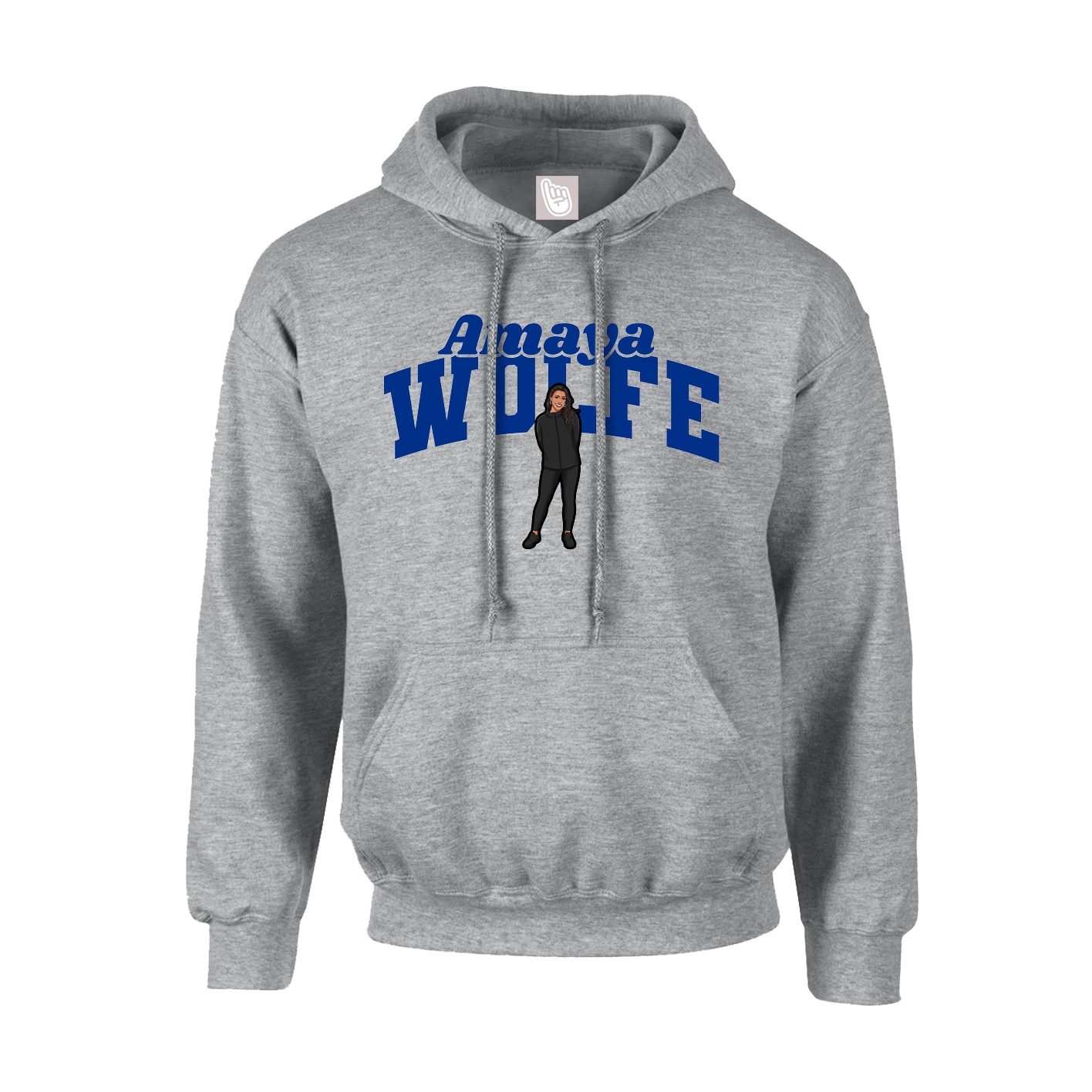 Hoodie — Signature Arch in Grey