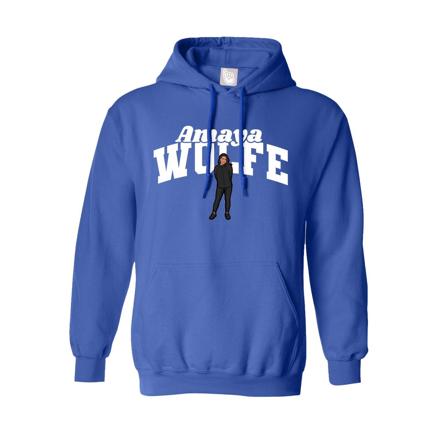 Hoodie — Signature Arch in Royal