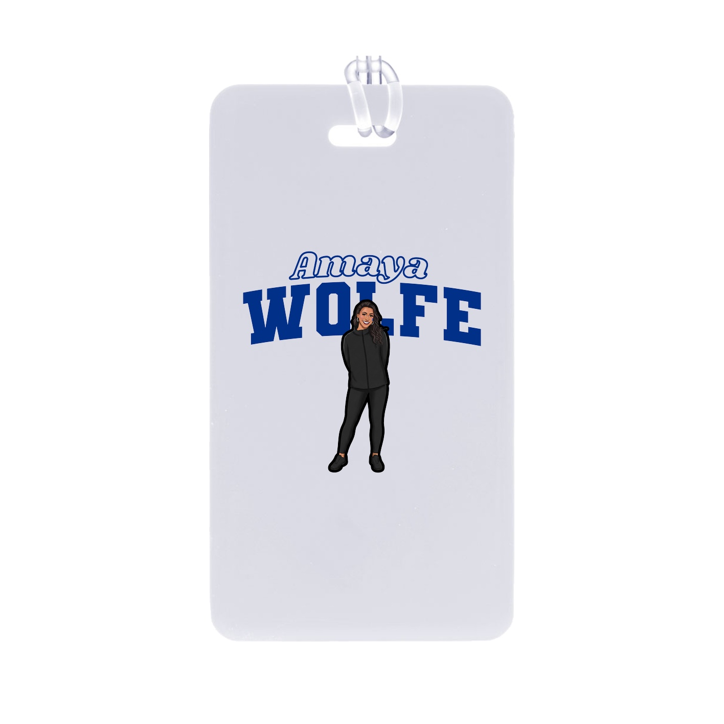 Bag Tag — Name Arch in Classic