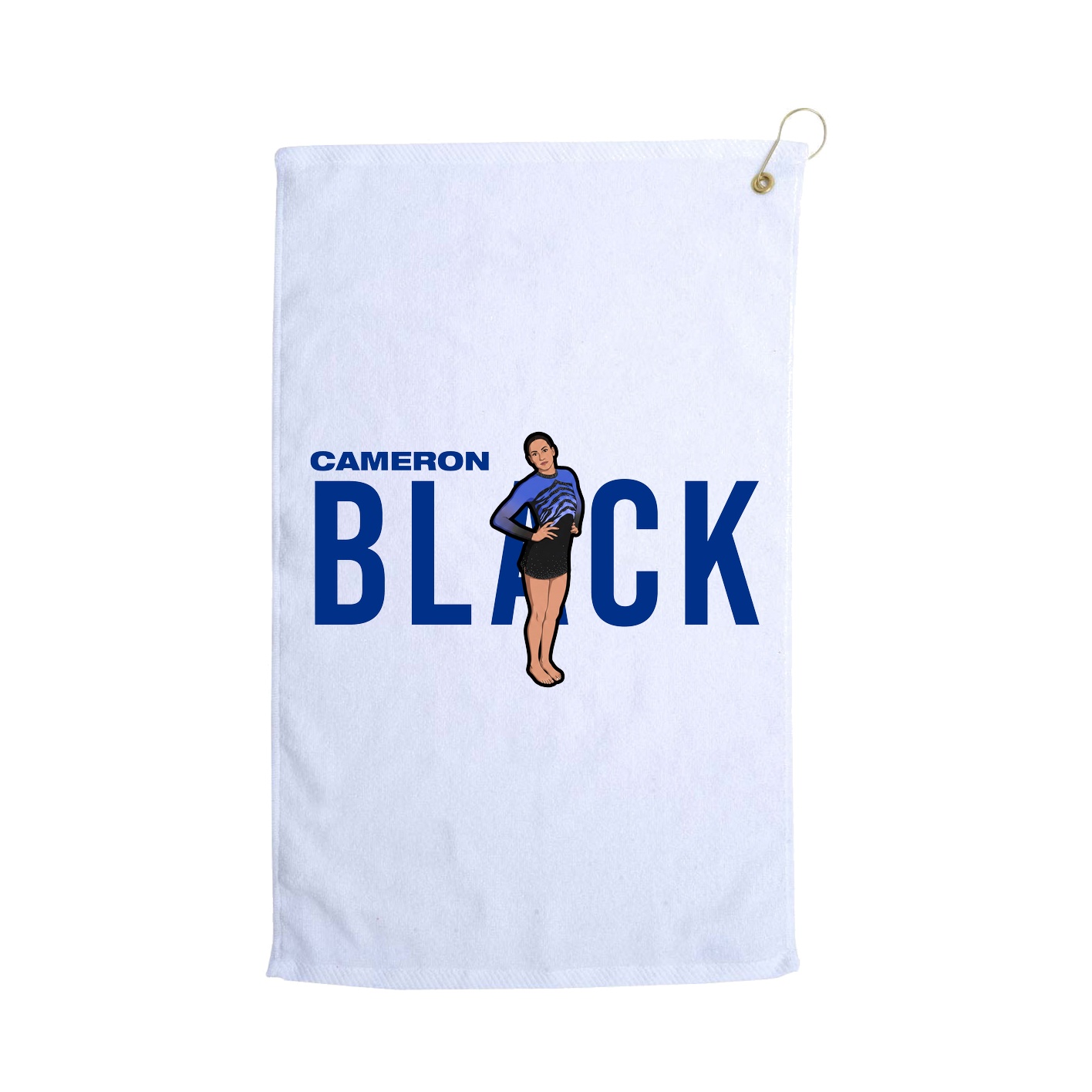 Golf Towel — Player Name in White