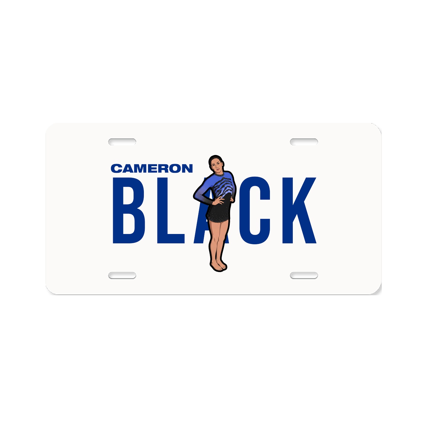 License Plate — Player Name in Classic