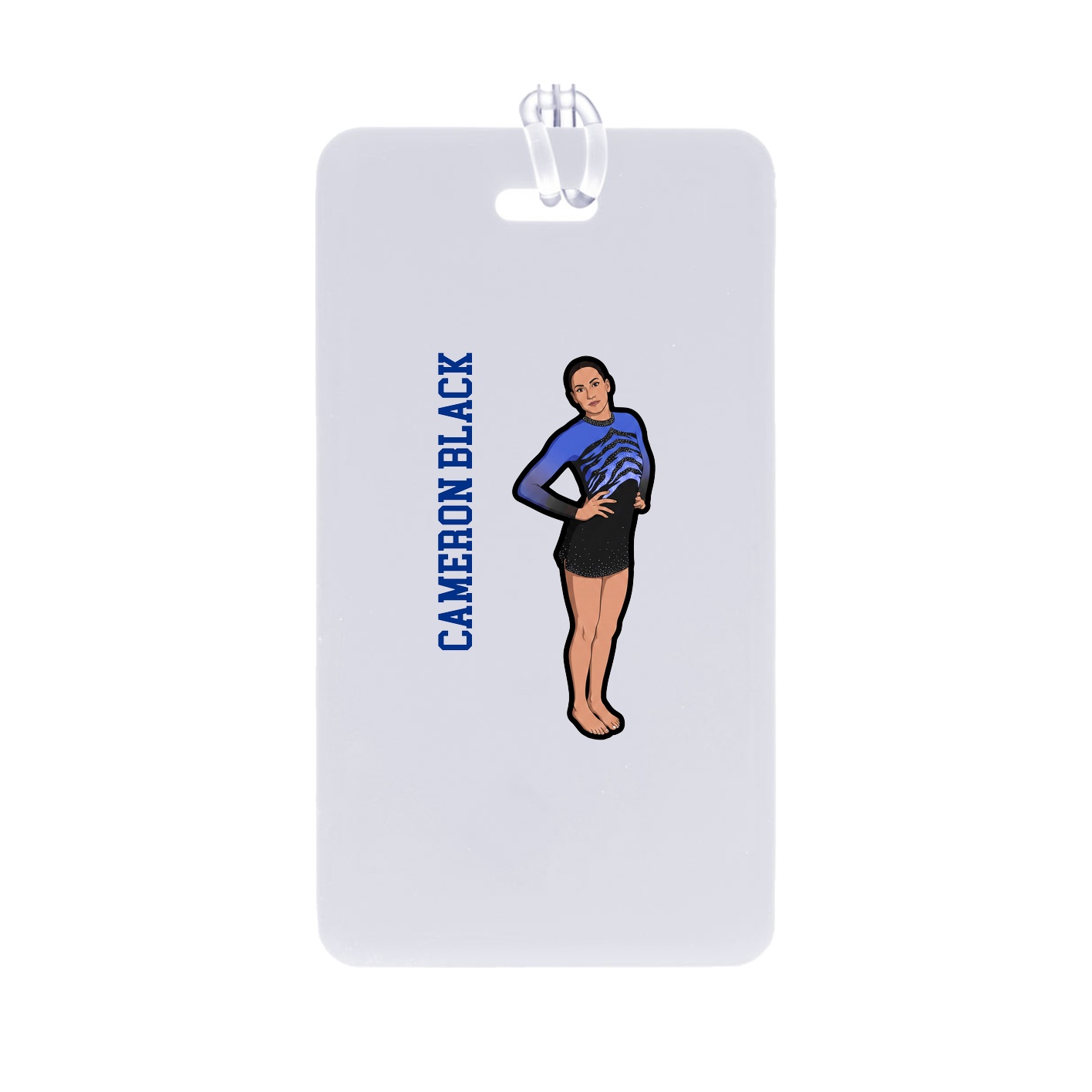 Bag Tag — Name Vertical in Classic