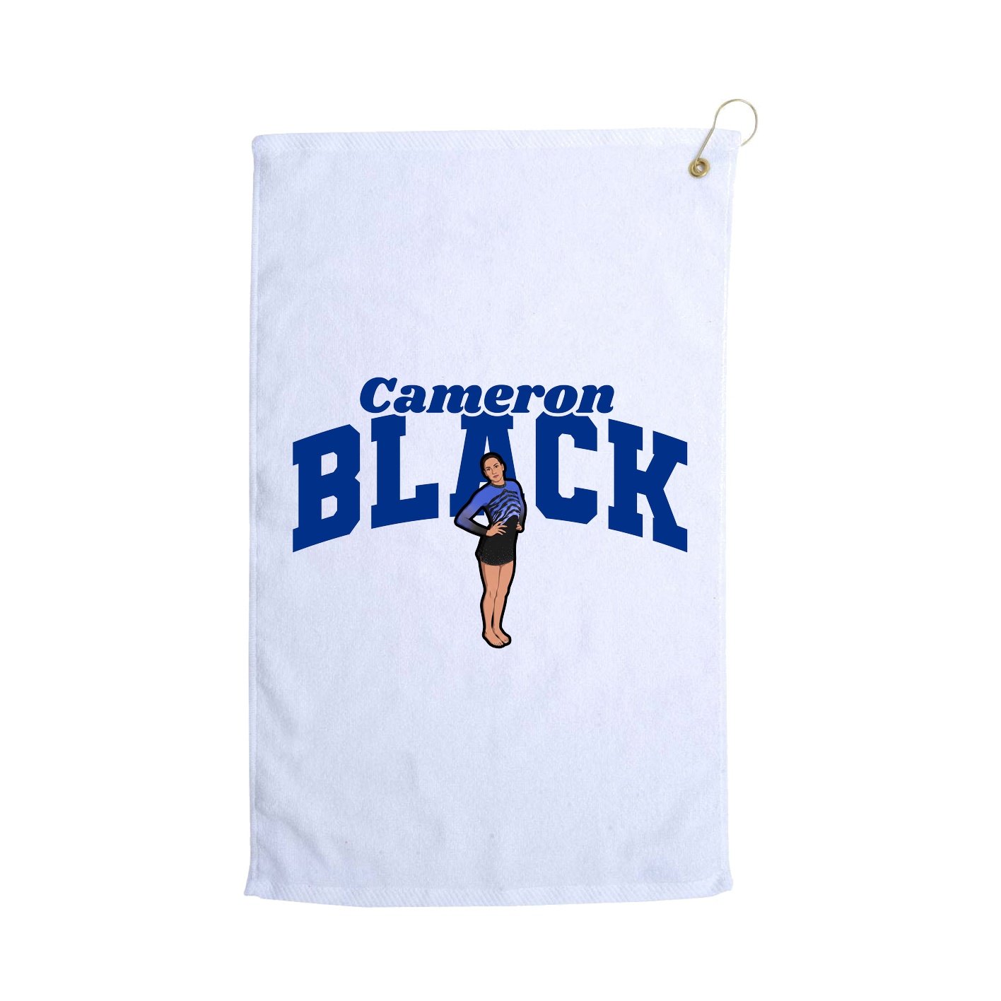 Golf Towel — Signature Arch in White