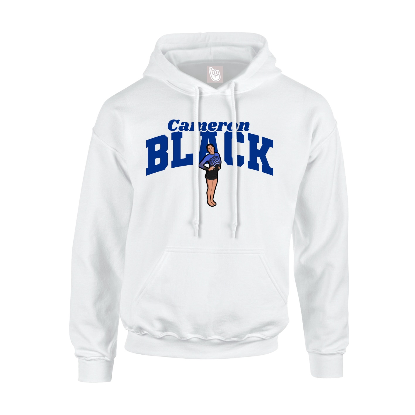Youth Hoodie — Signature Arch in White