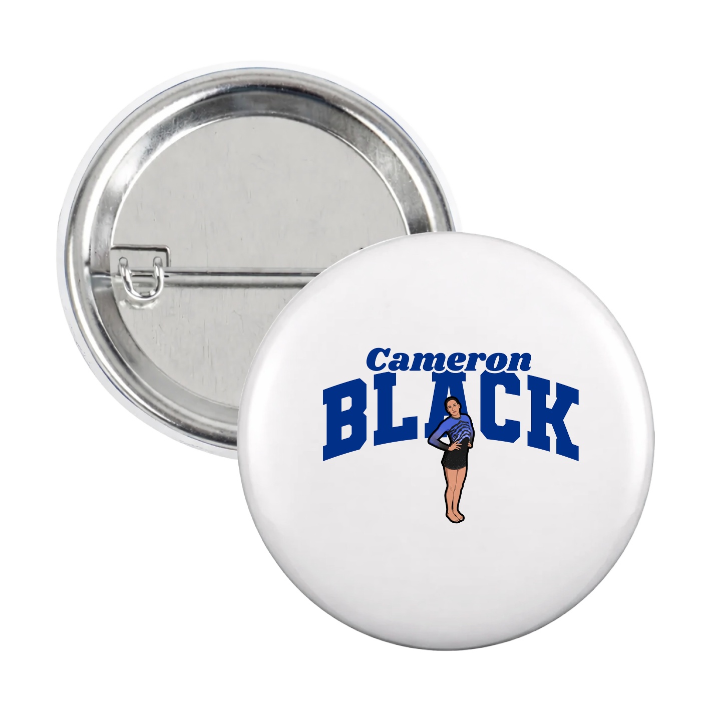 Game Day Button — Signature Arch in White