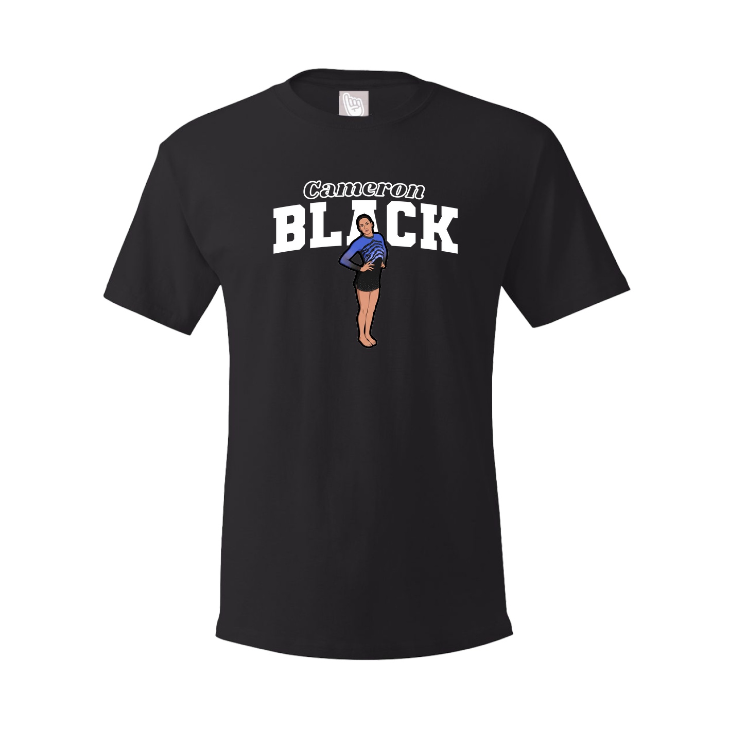 Youth Tee — Name Arch in Black