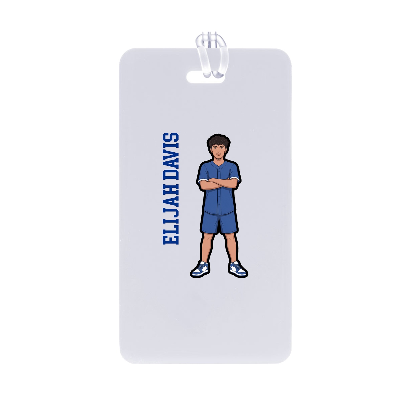Bag Tag — Name Vertical in Classic