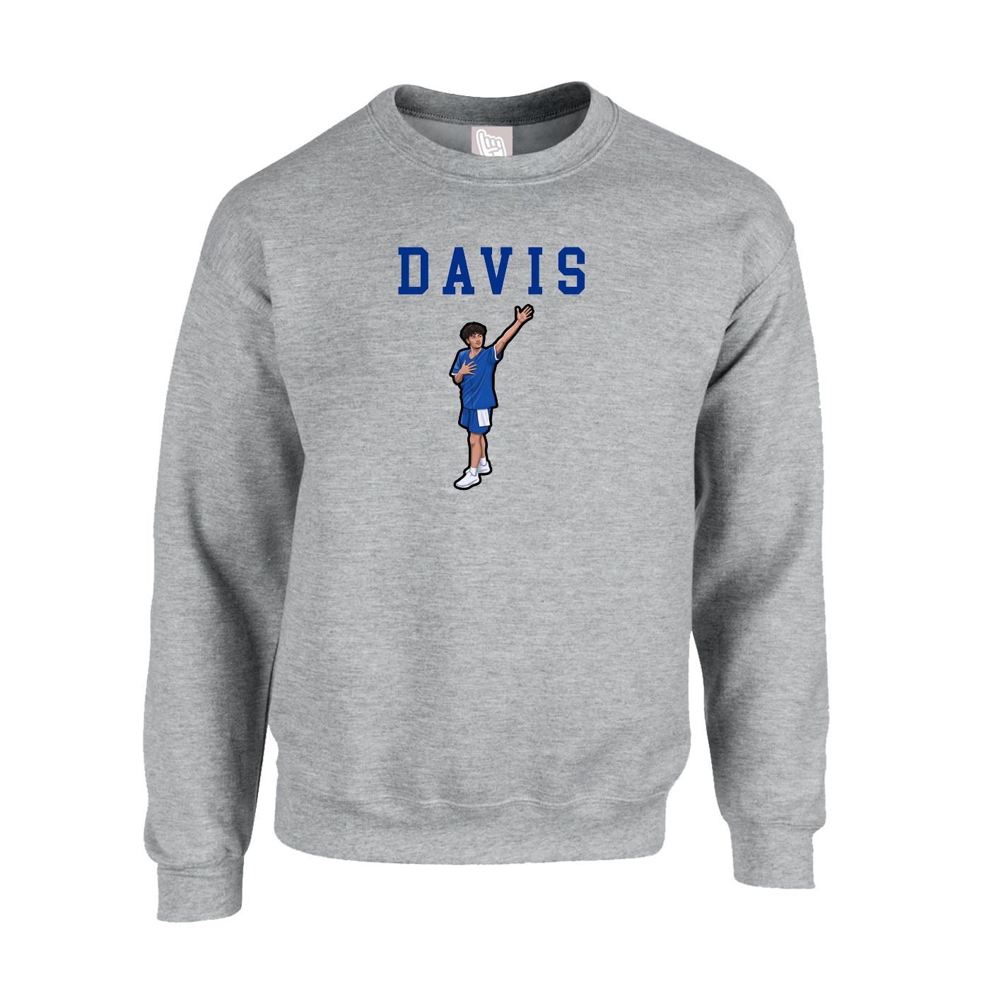 Fleece Crew — Shirsey in Grey