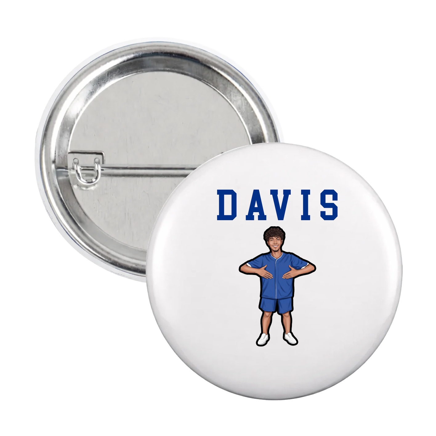 Game Day Button — Shirsey in White