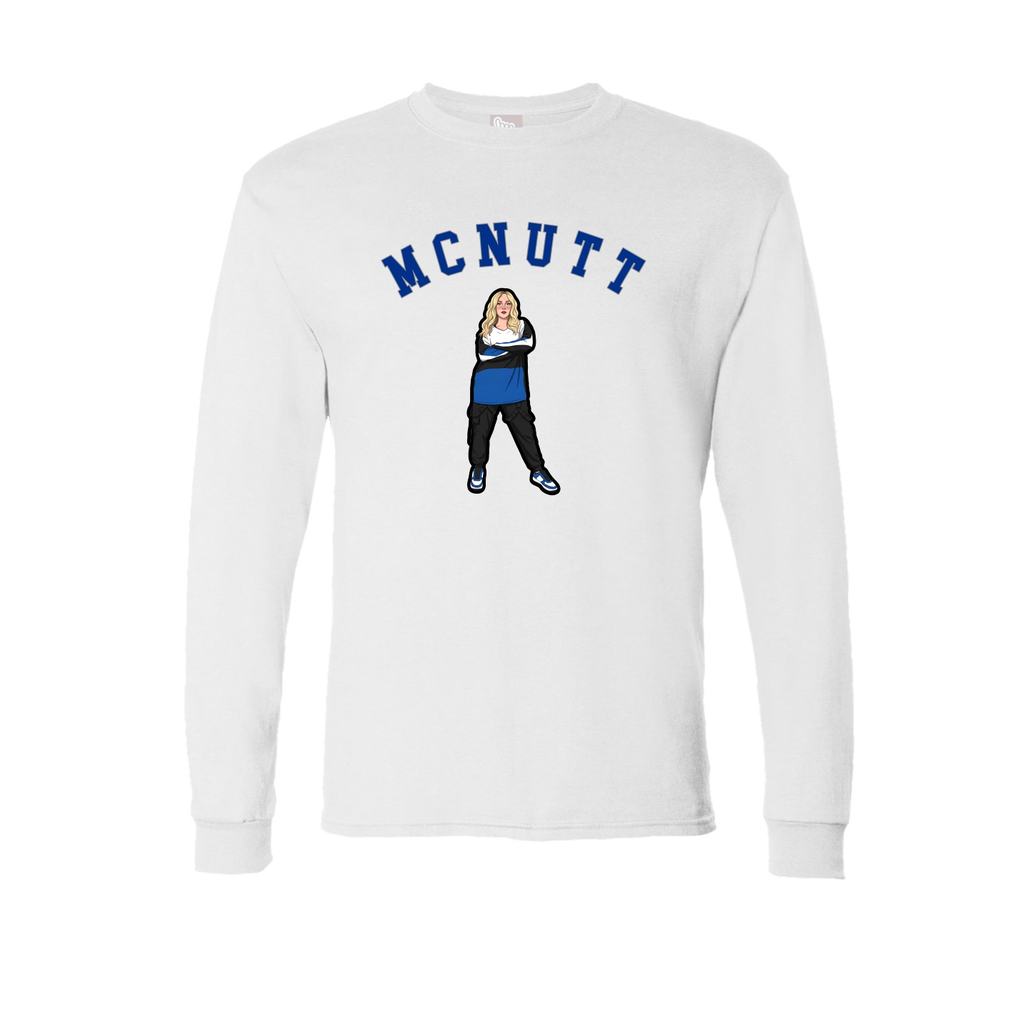 Long Sleeve Tee — Shirsey Arch in White