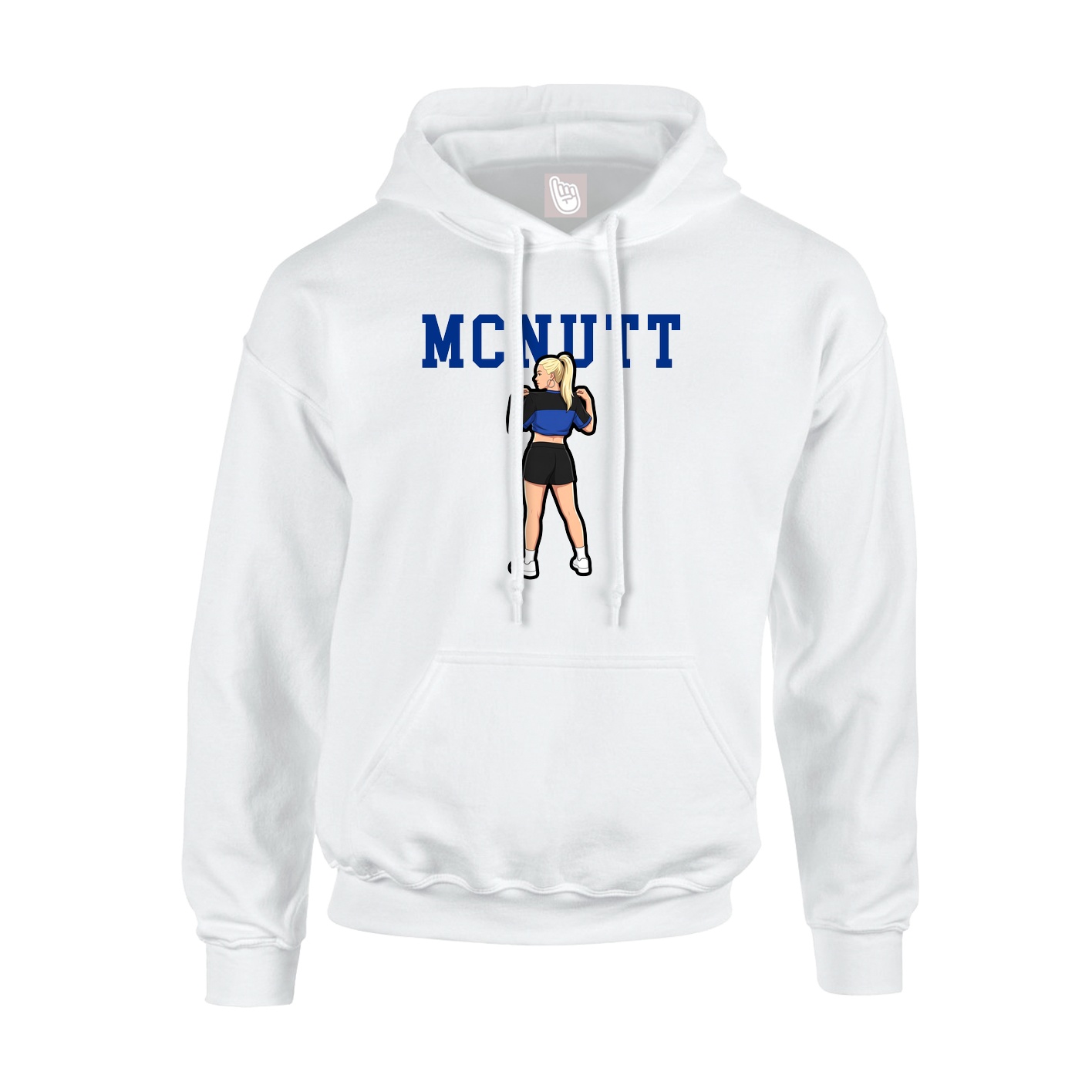 Hoodie — Shirsey in White