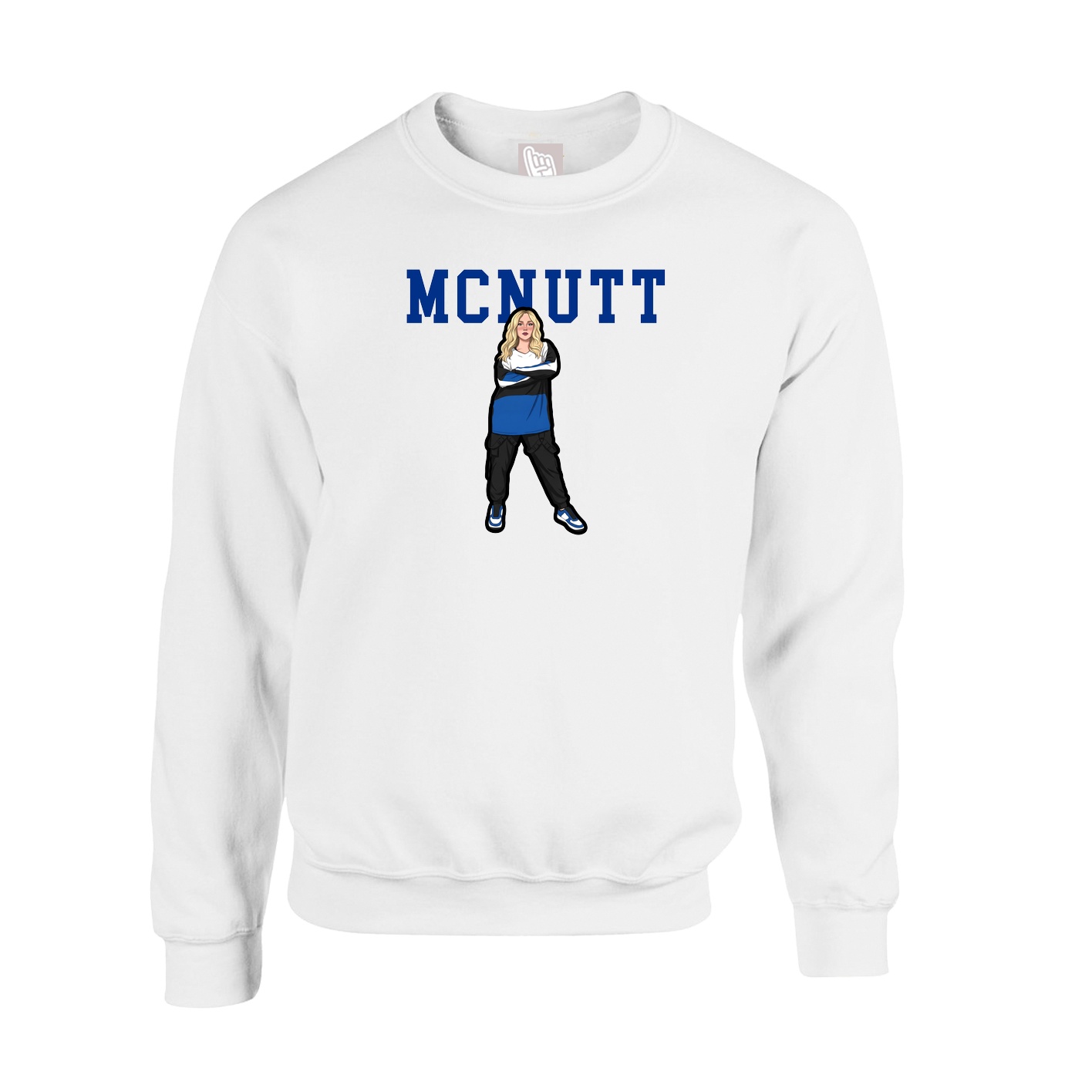 Fleece Crew — Shirsey in White