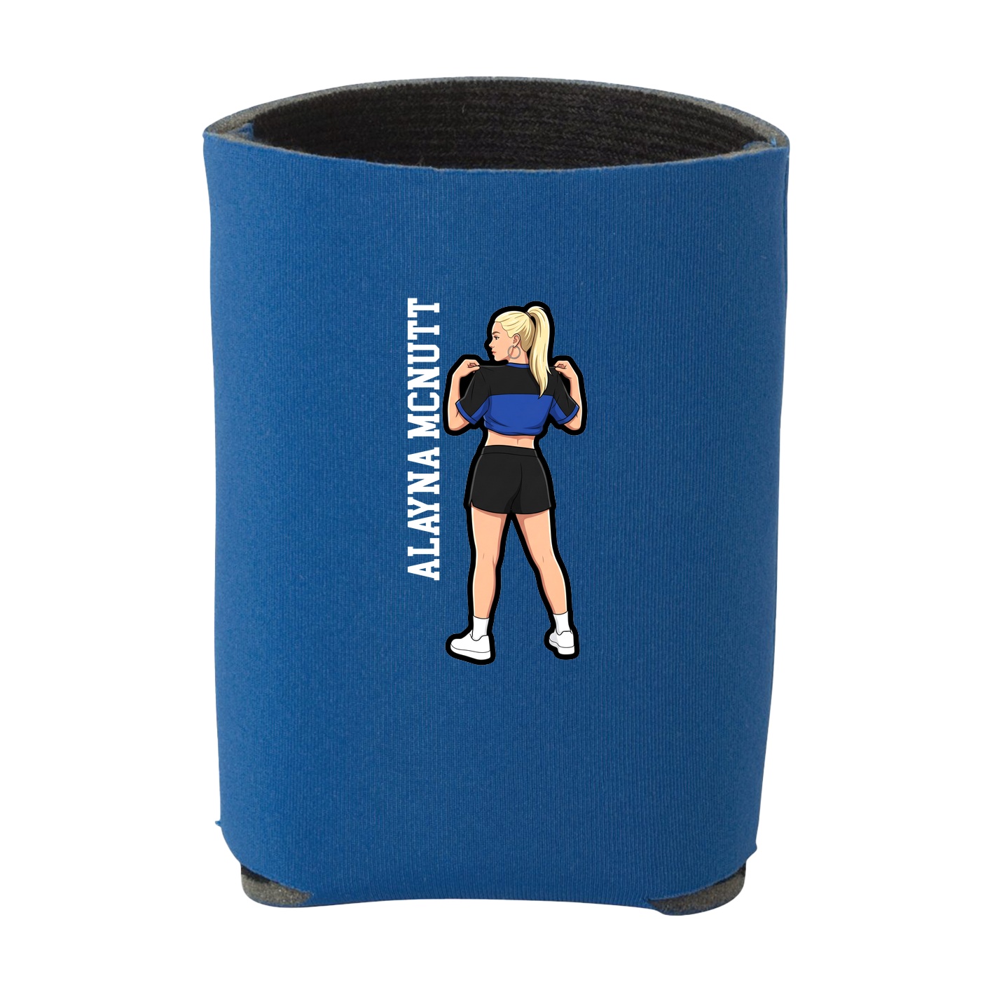 Can Holder — Name Vertical in Royal