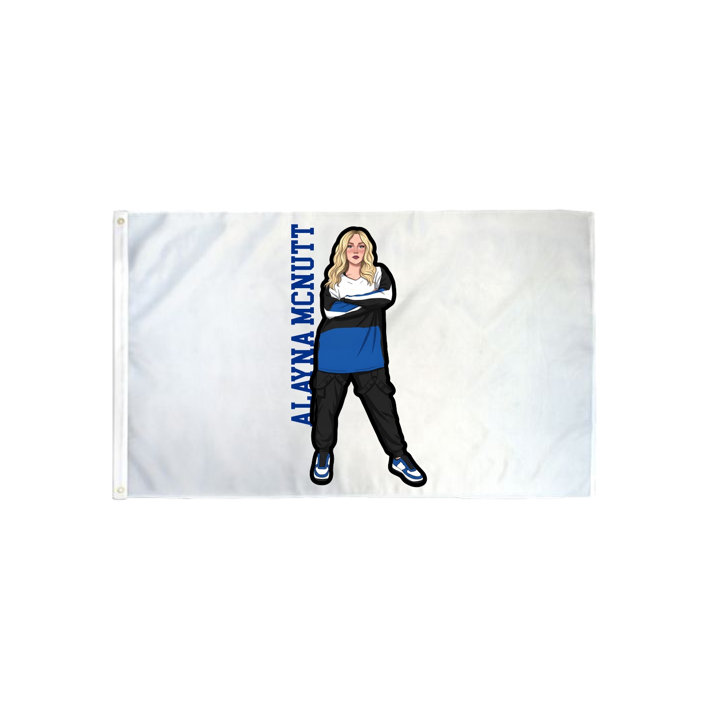 3x5 Flag — Name Vertical in Classic