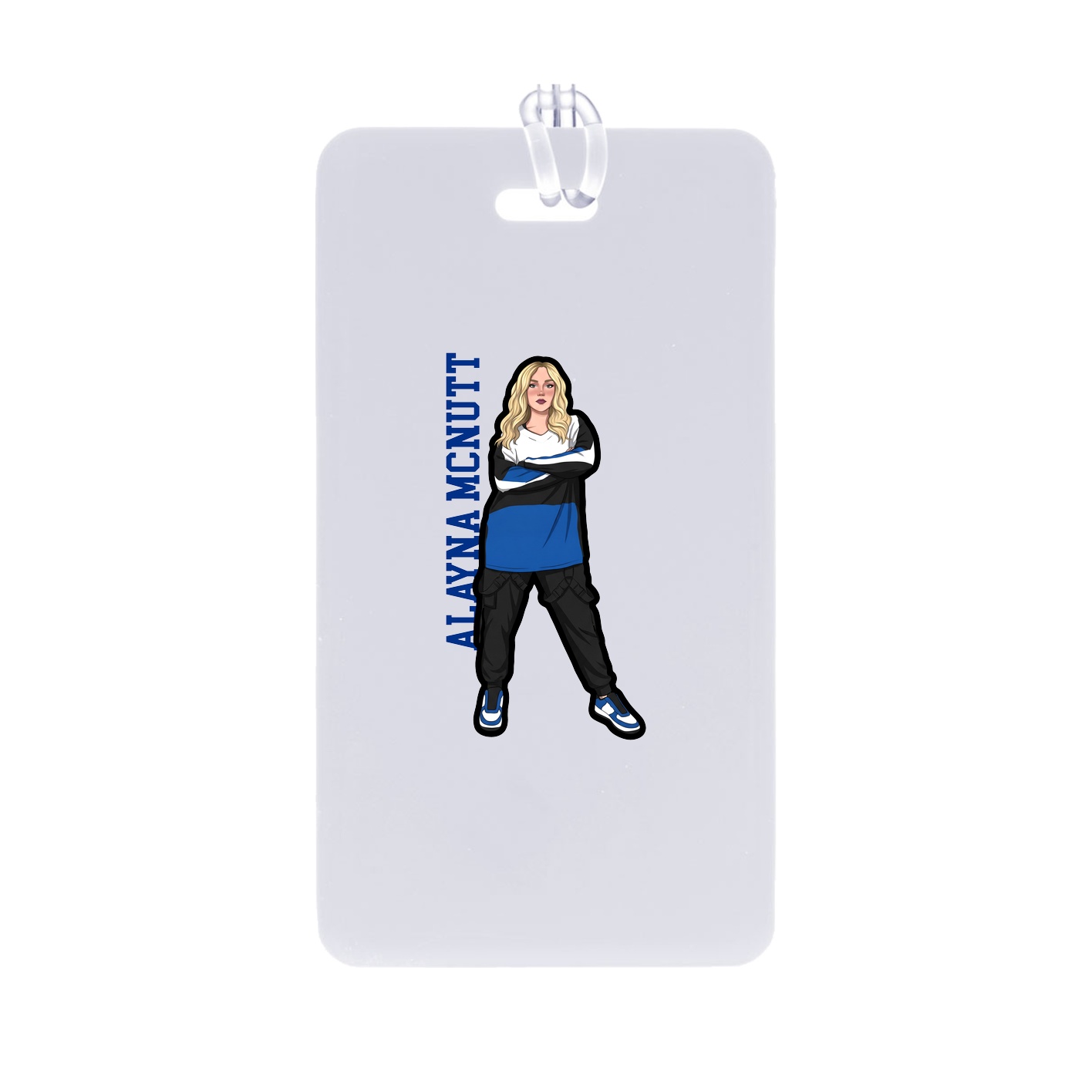 Bag Tag — Name Vertical in Classic