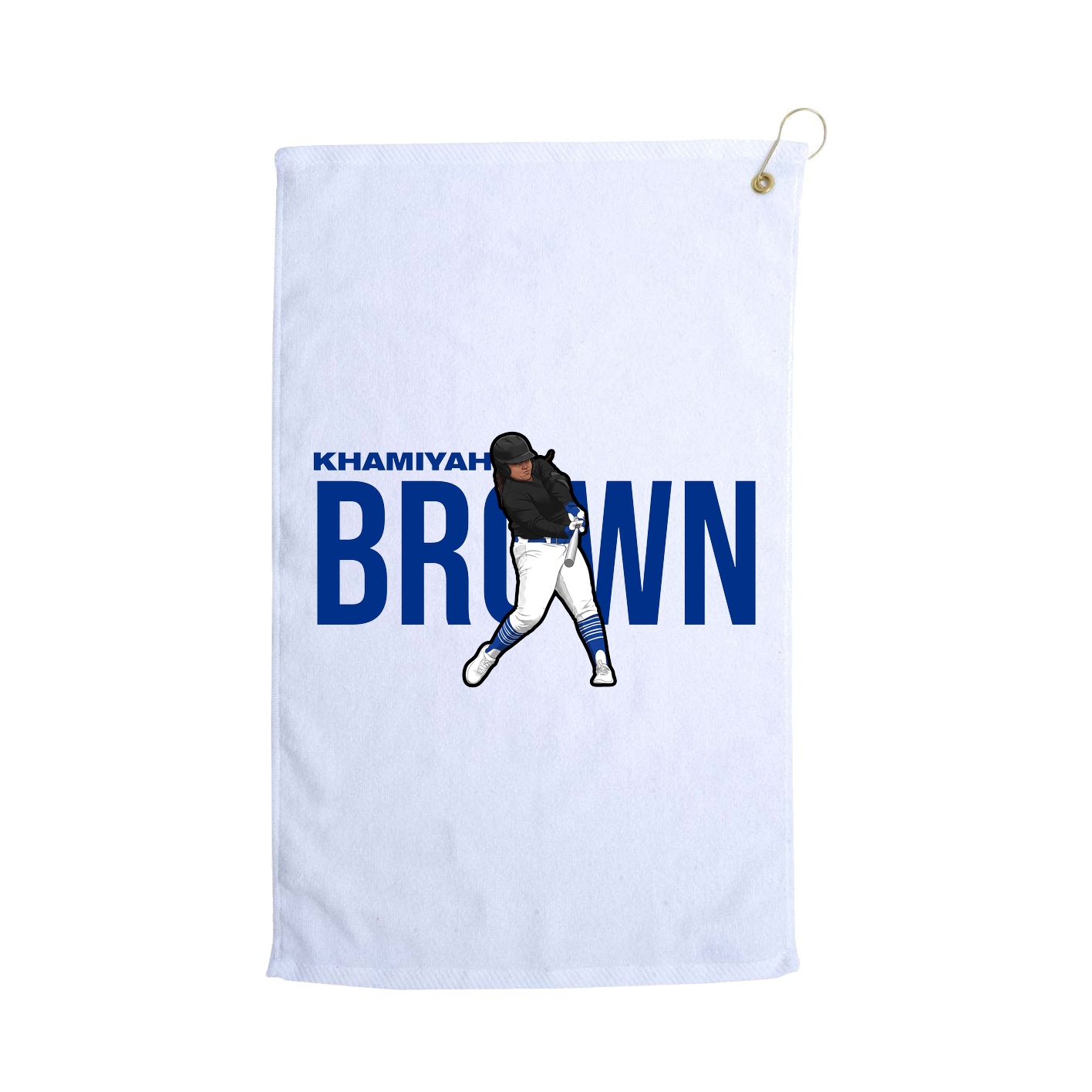 Golf Towel — Player Name in White