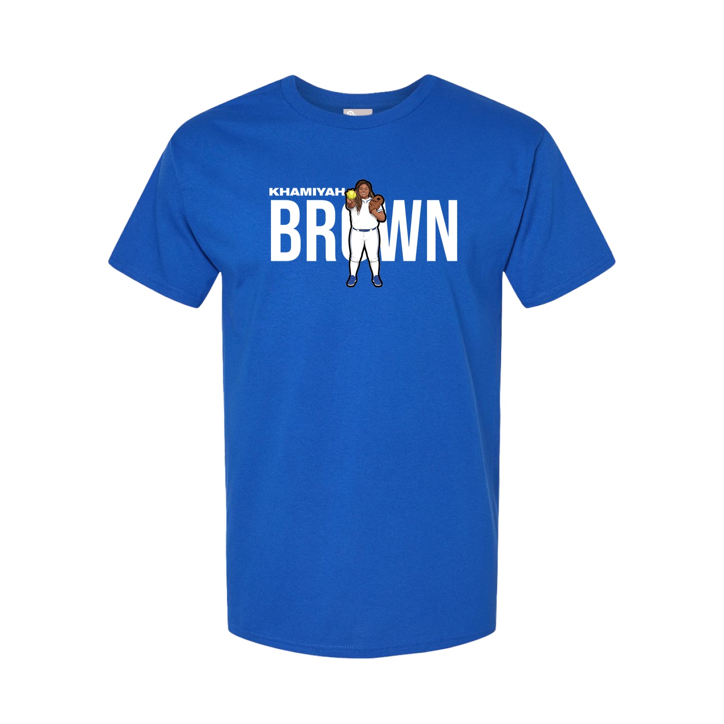 Youth Tee — Player Name in Royal